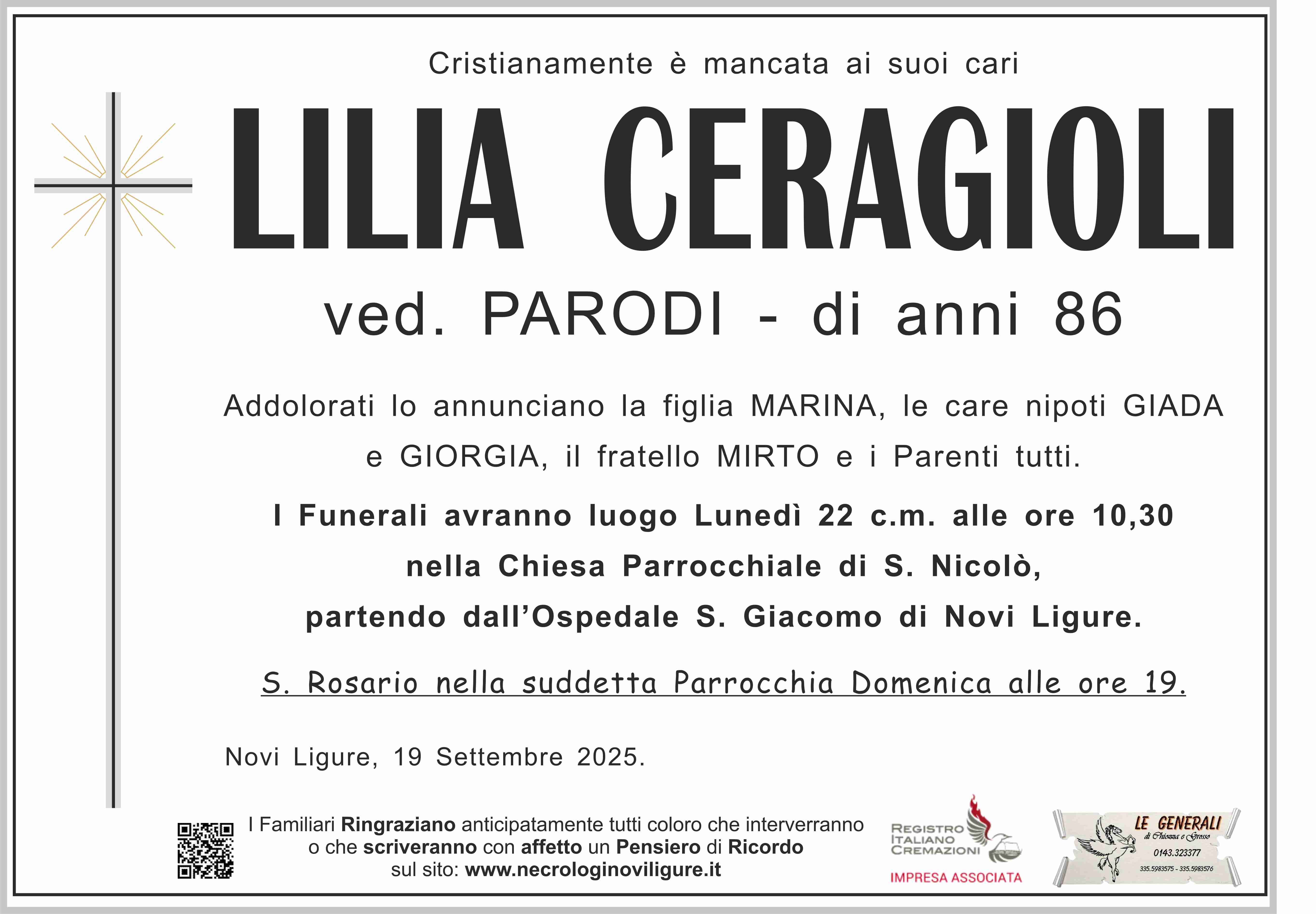 Annuncio famiglia