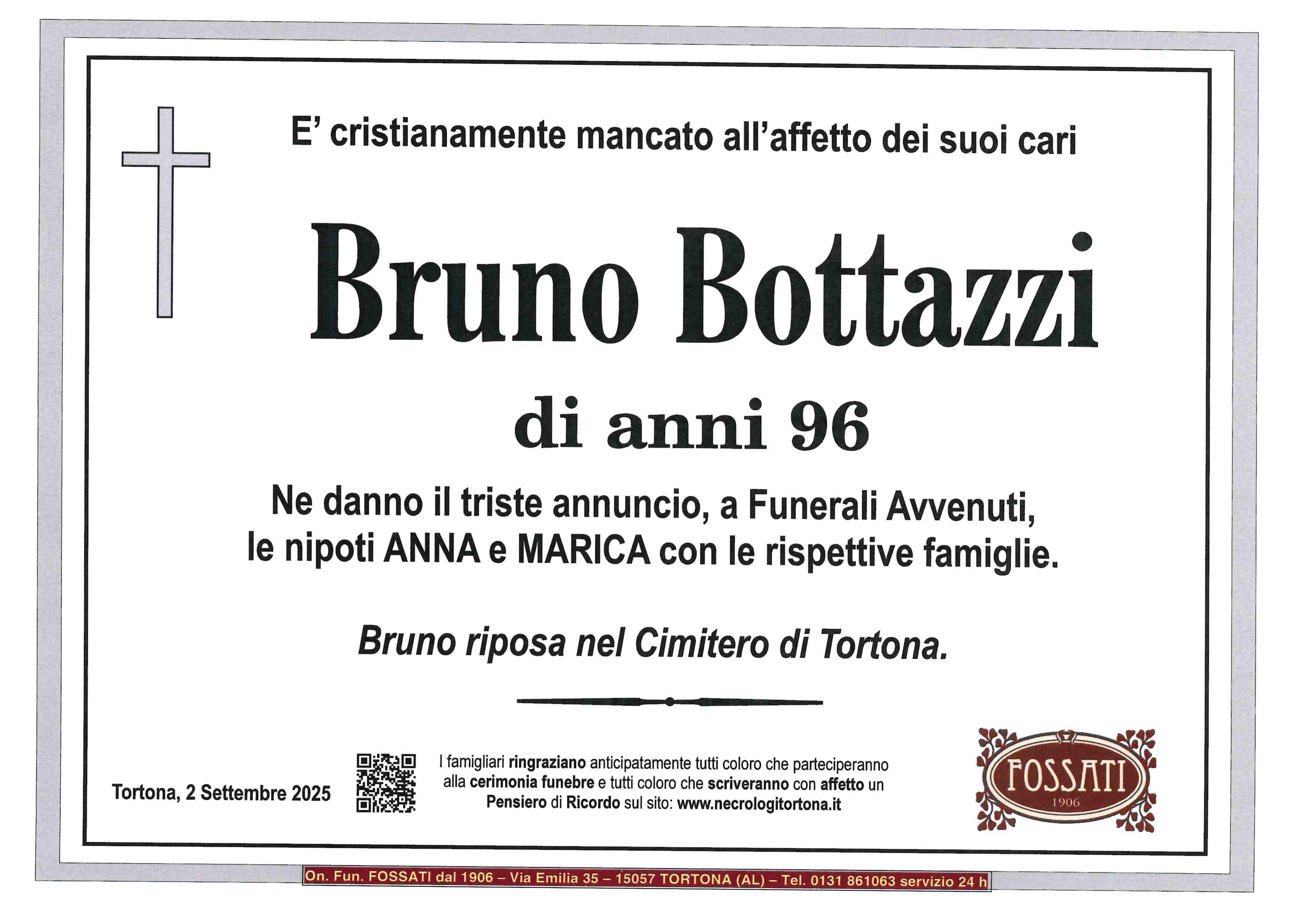Annuncio famiglia
