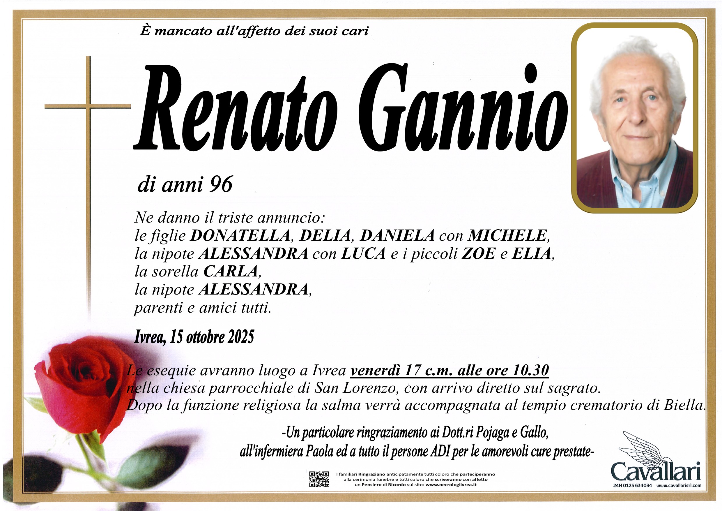 Annuncio famiglia