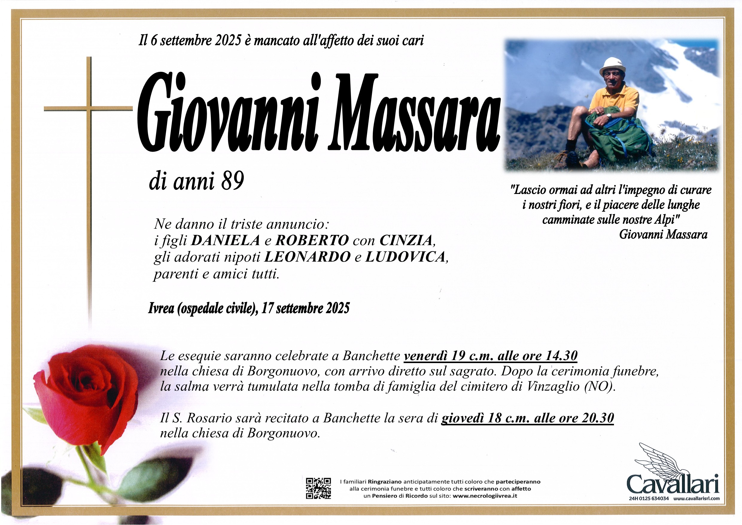Annuncio famiglia