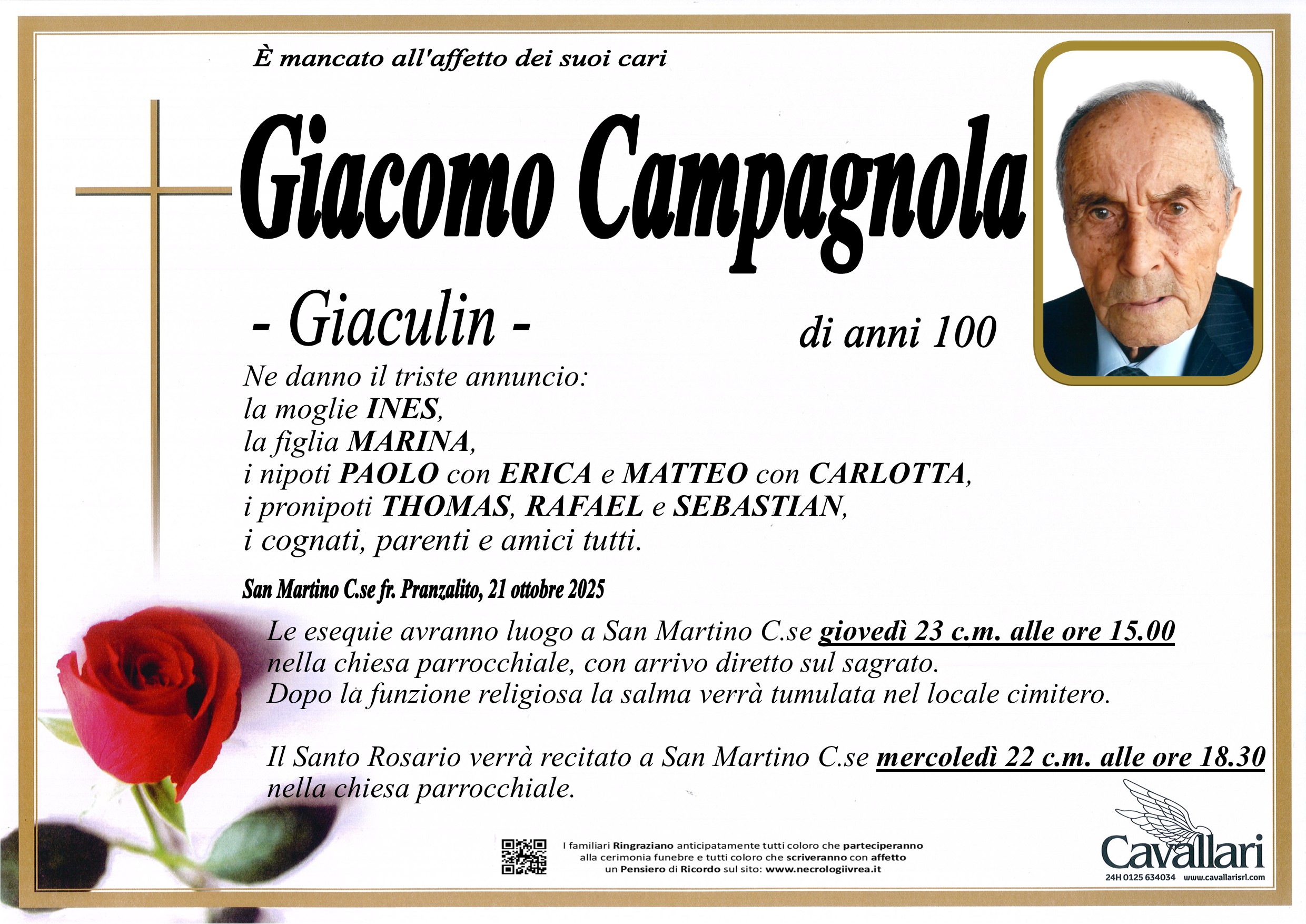 Annuncio famiglia