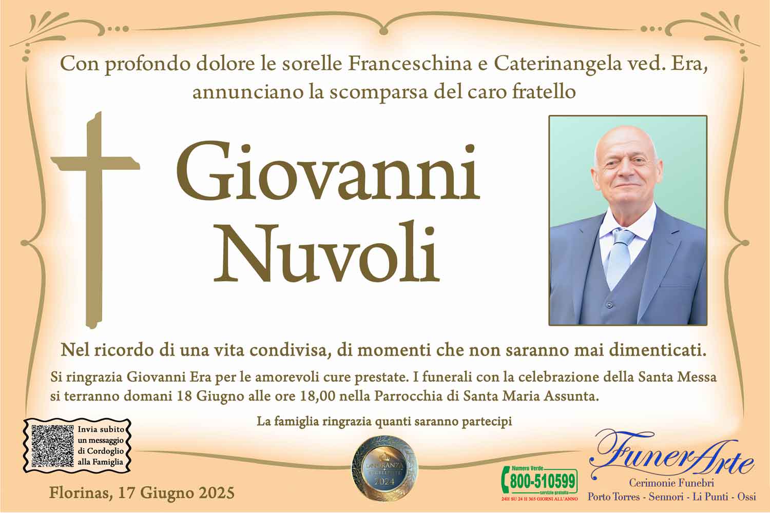 Annuncio famiglia