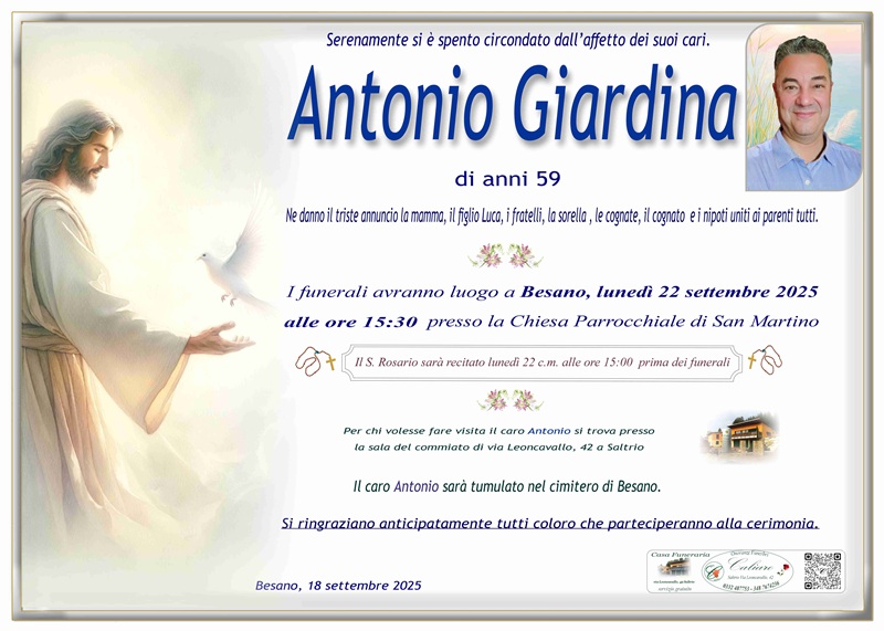 Annuncio famiglia