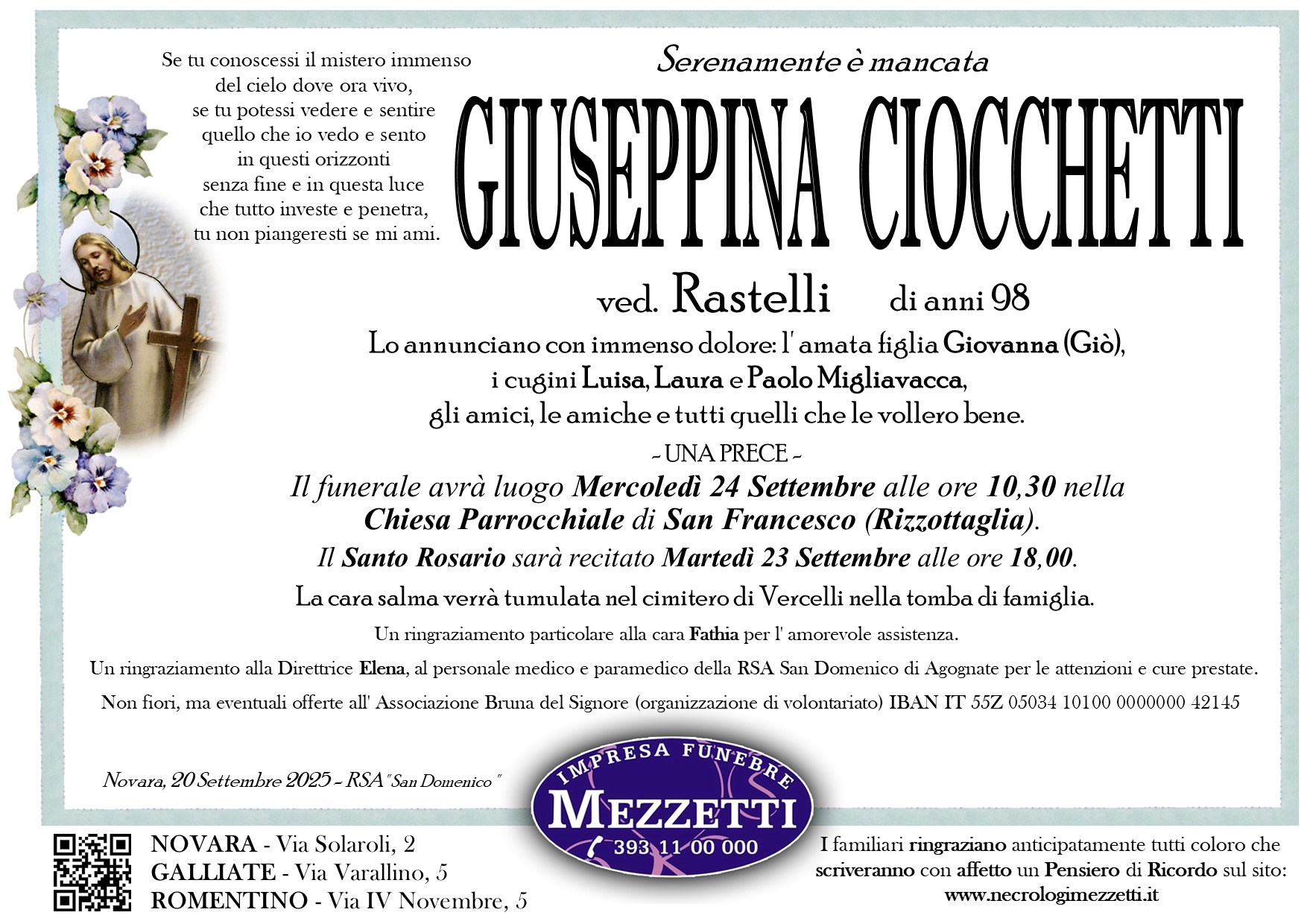 Annuncio famiglia