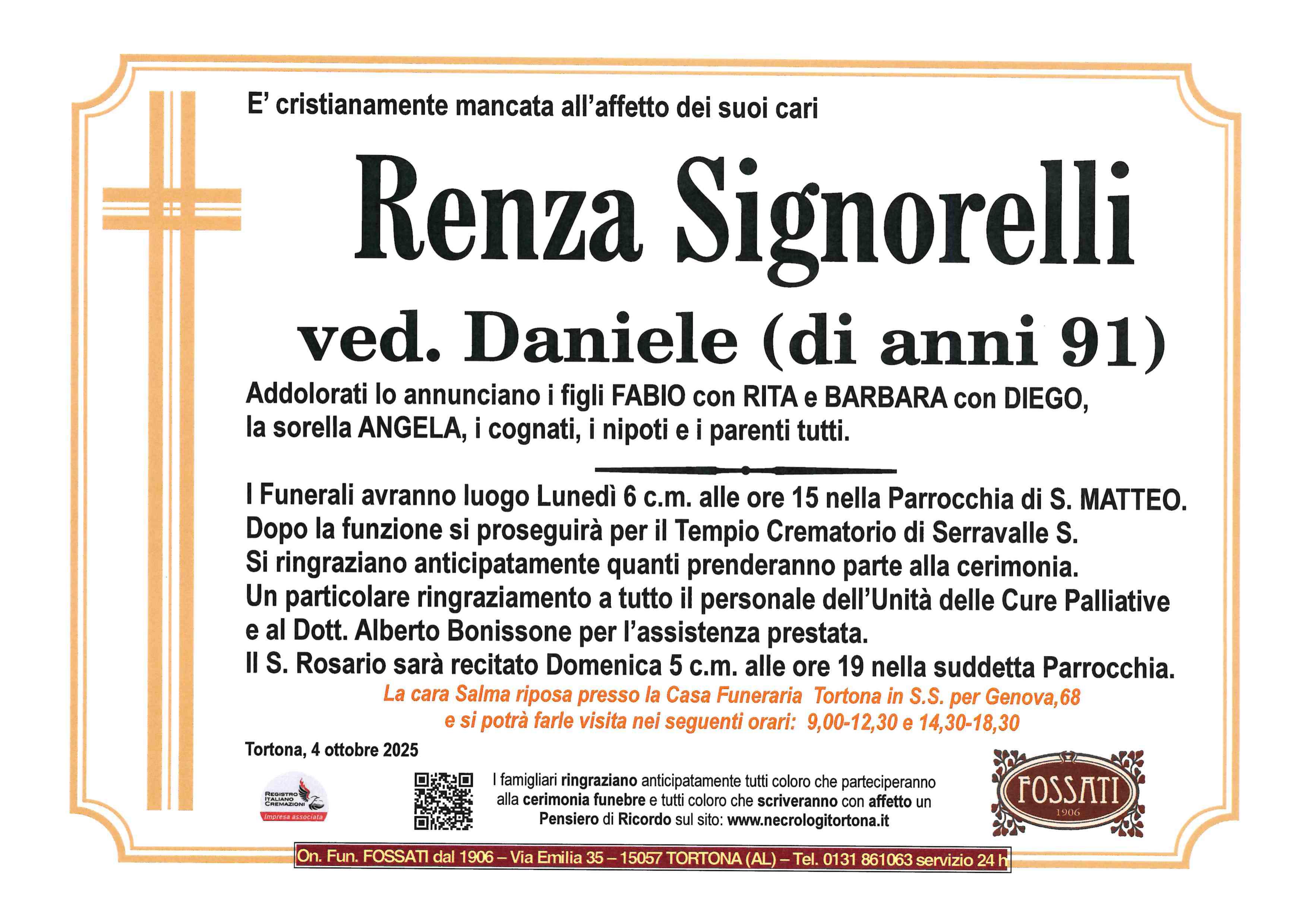 Annuncio famiglia
