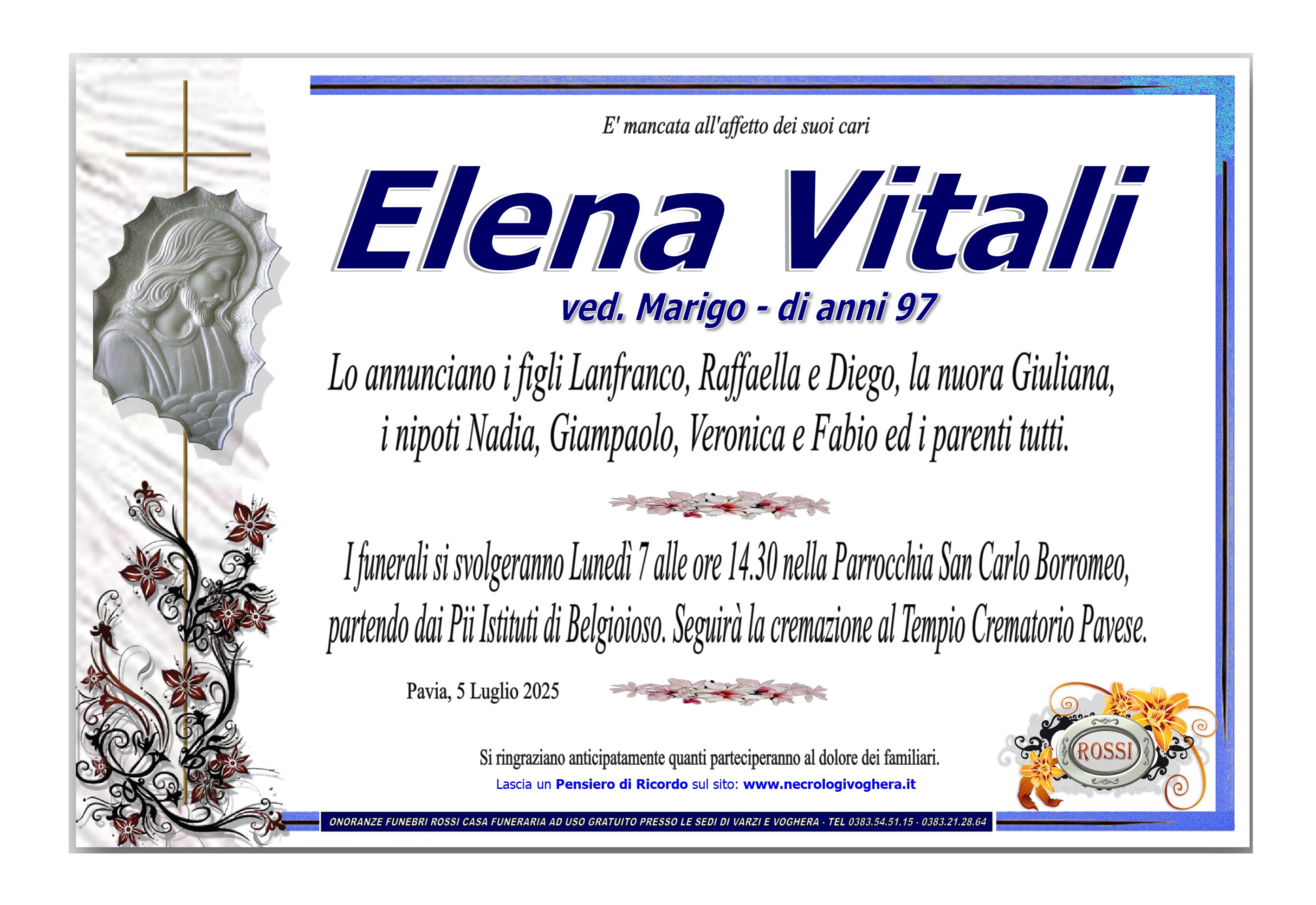 Annuncio famiglia