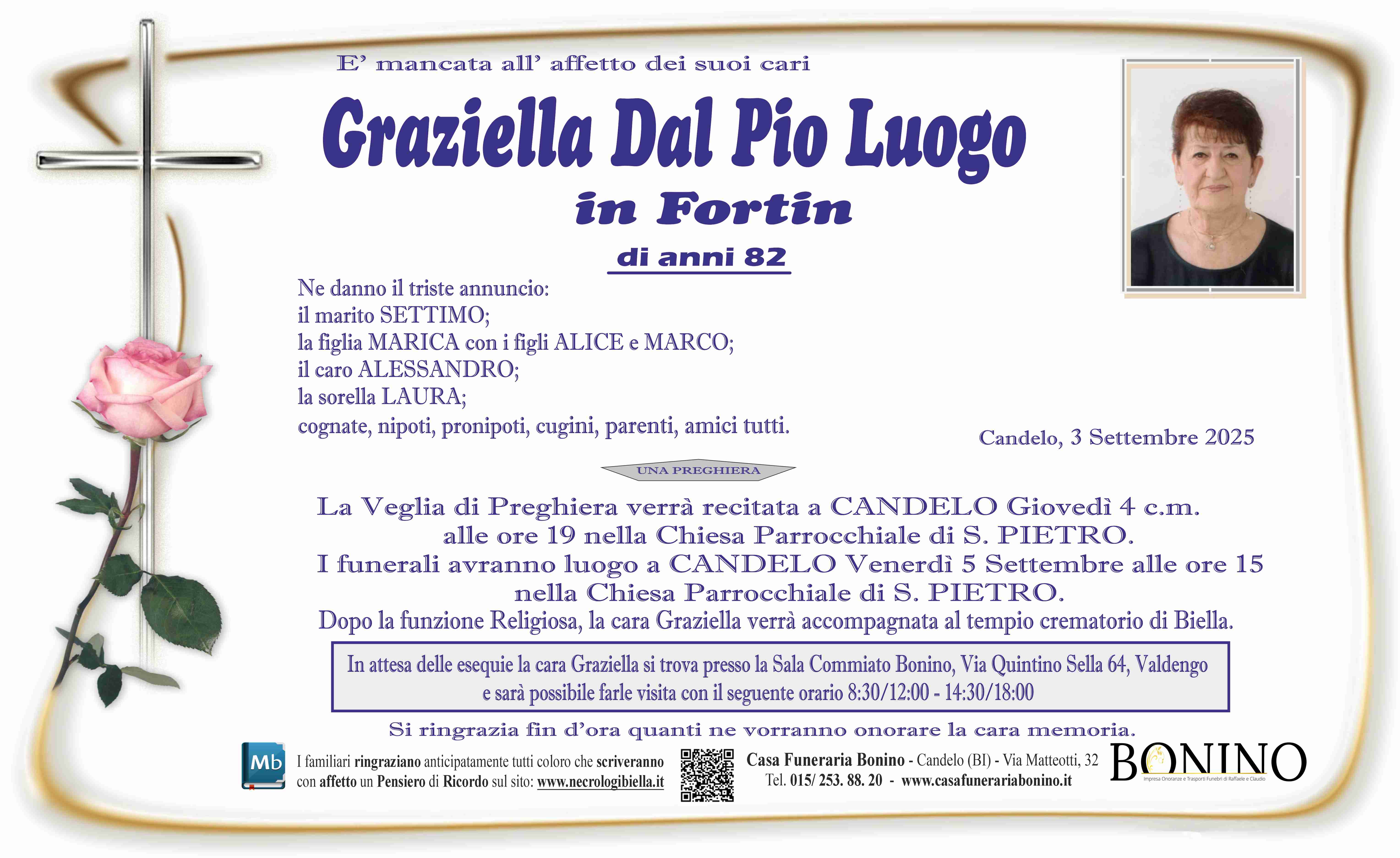 Annuncio famiglia