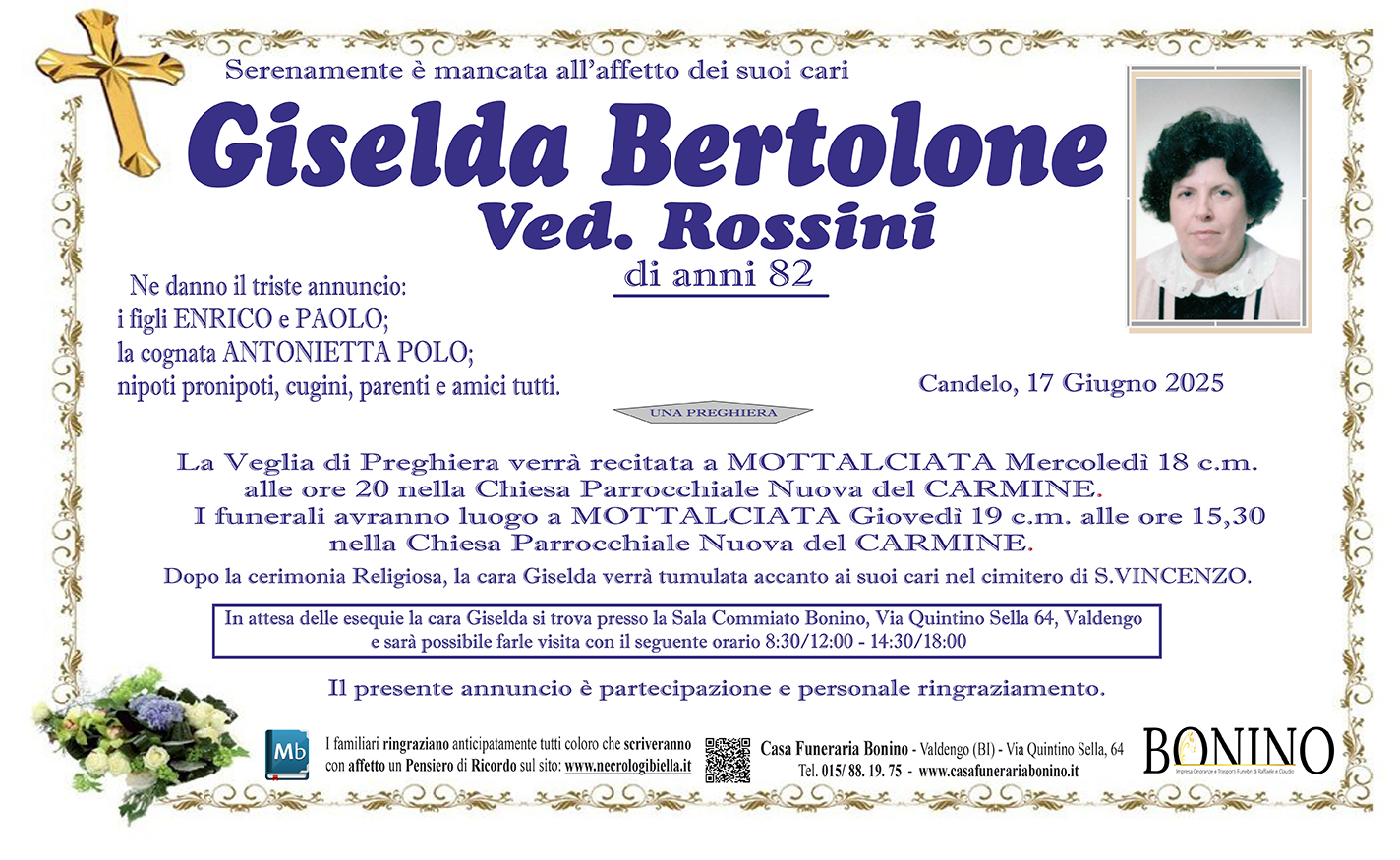 Annuncio famiglia