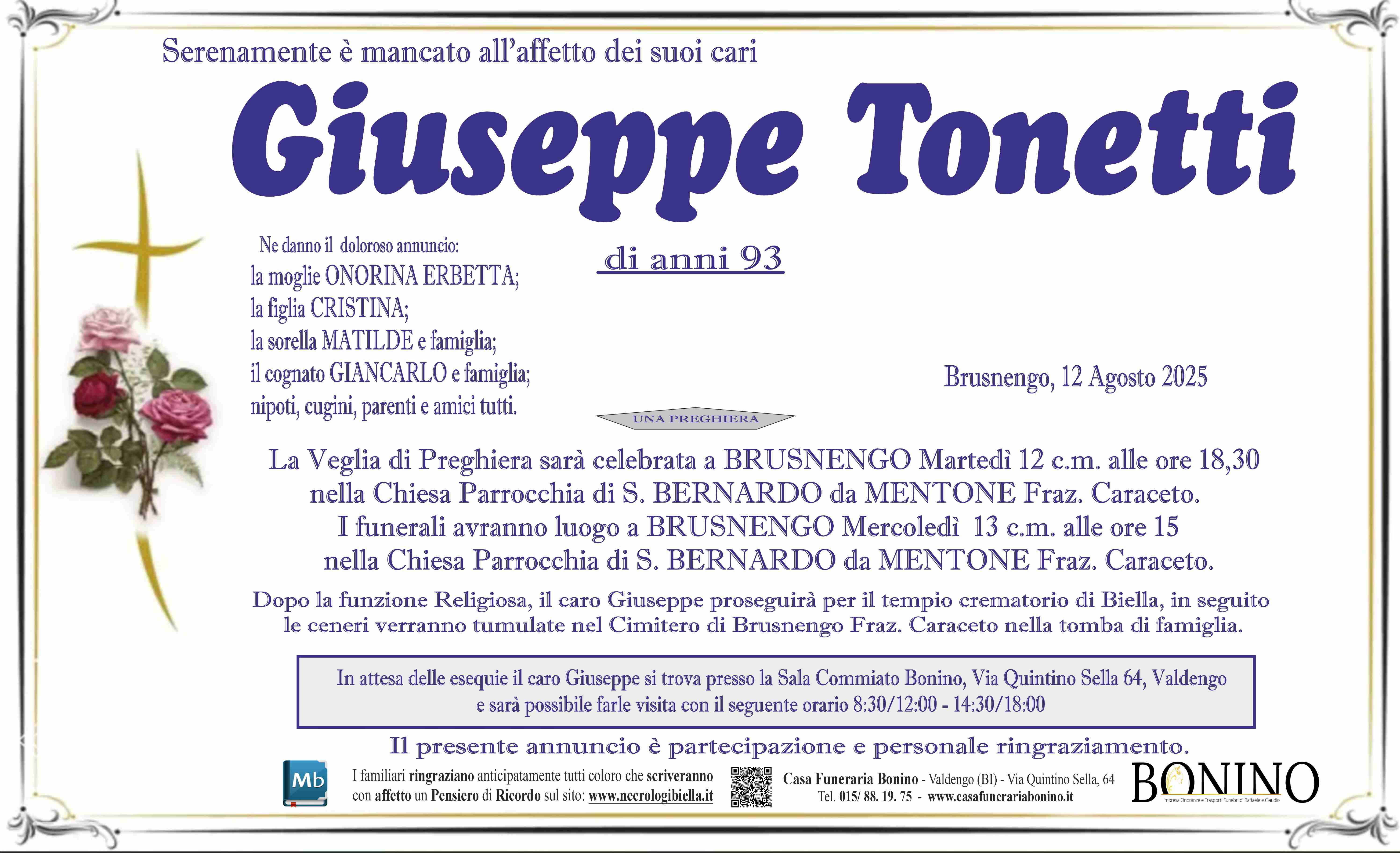 Annuncio famiglia