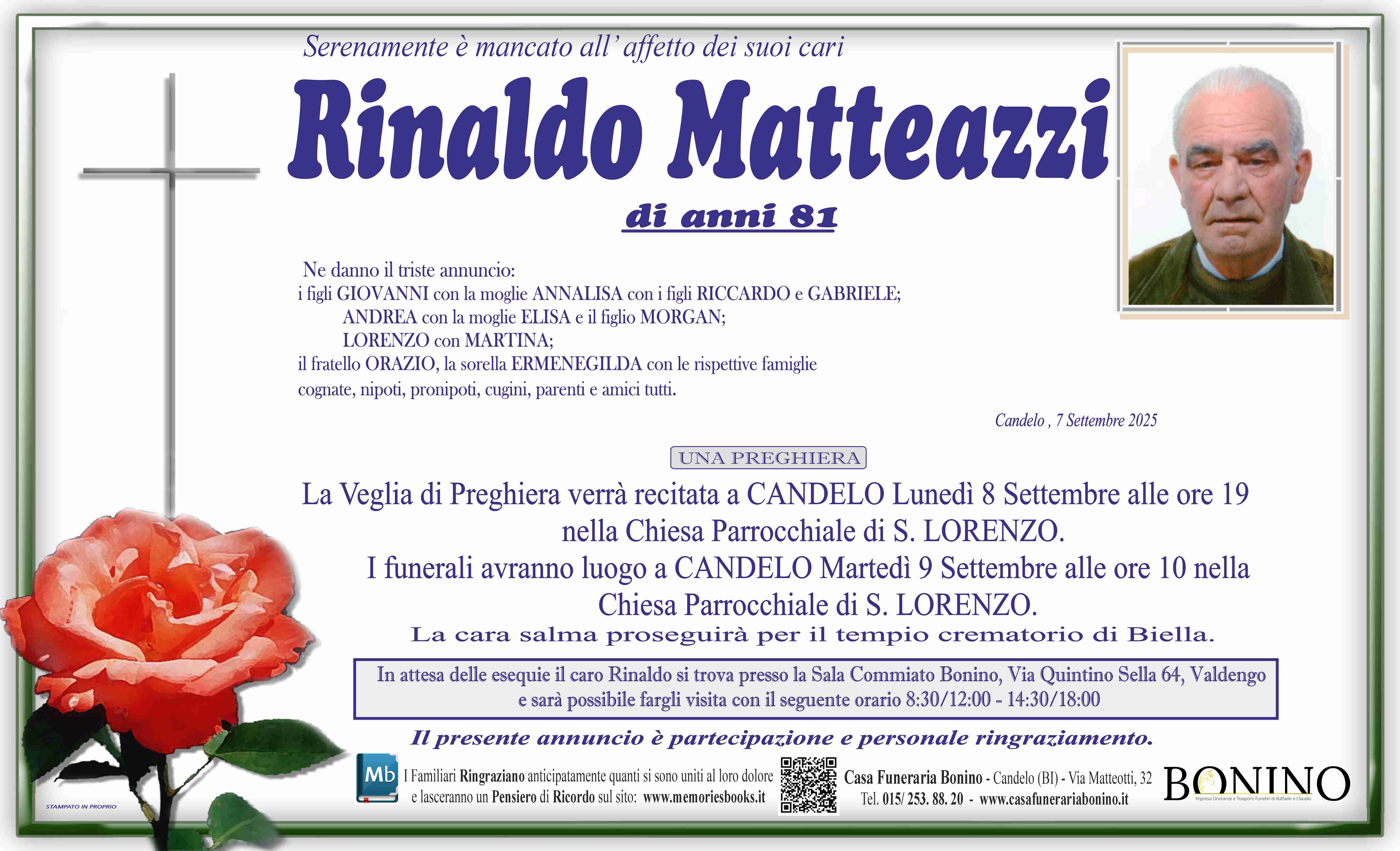 Annuncio famiglia