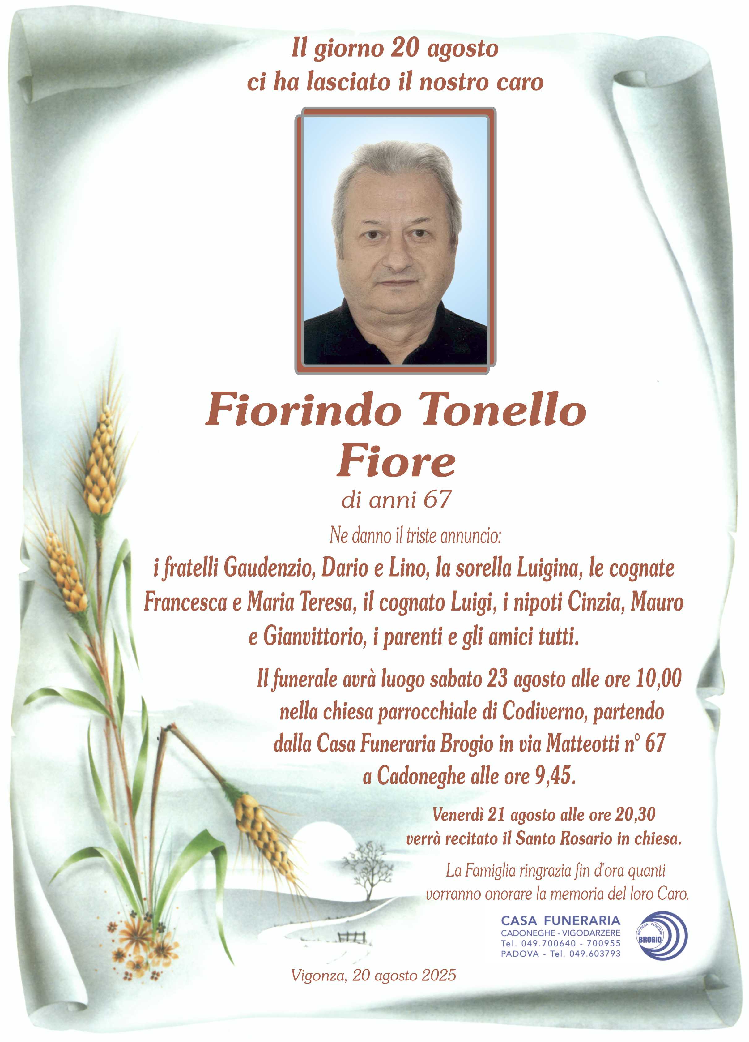 Annuncio famiglia