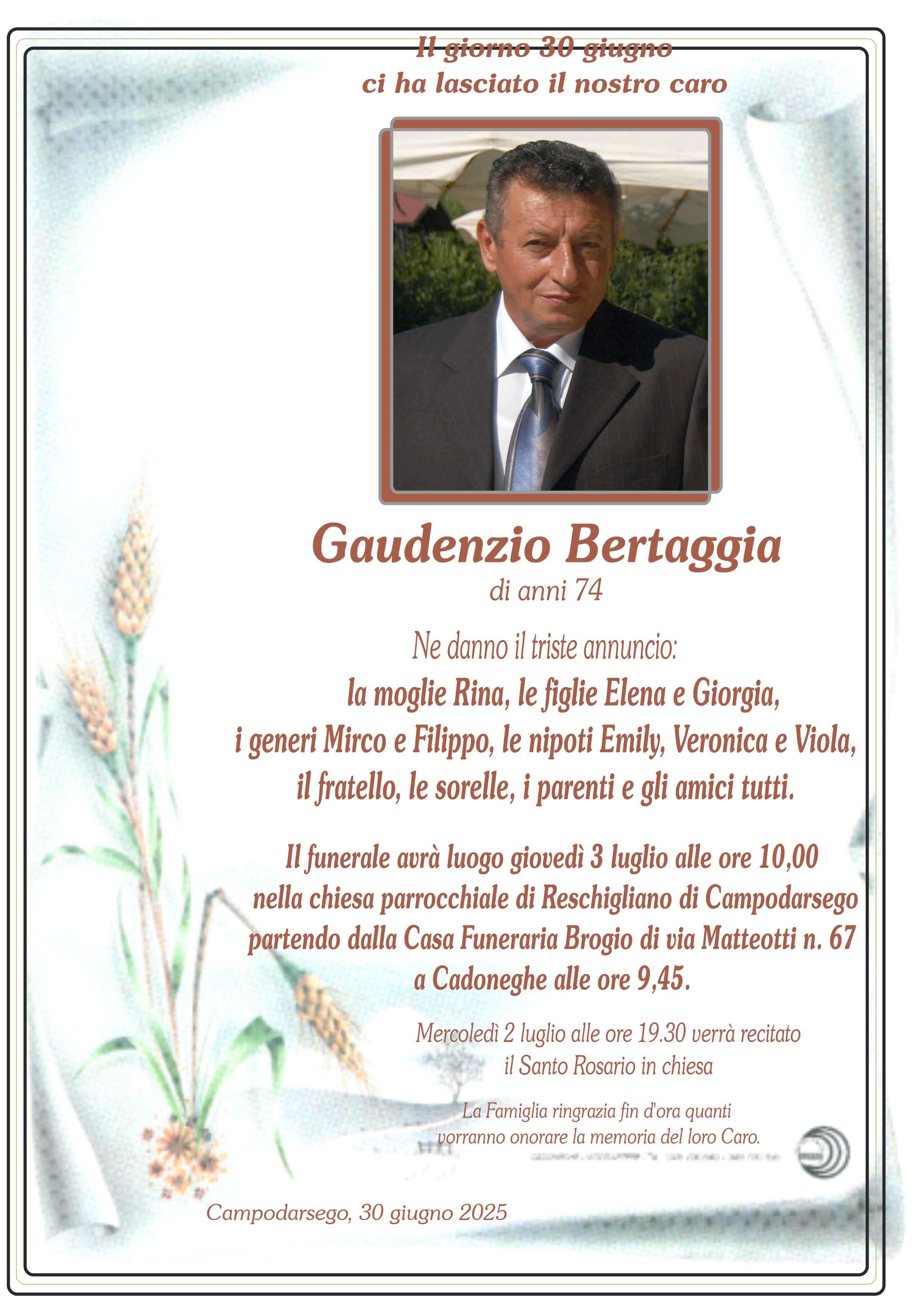 Annuncio famiglia