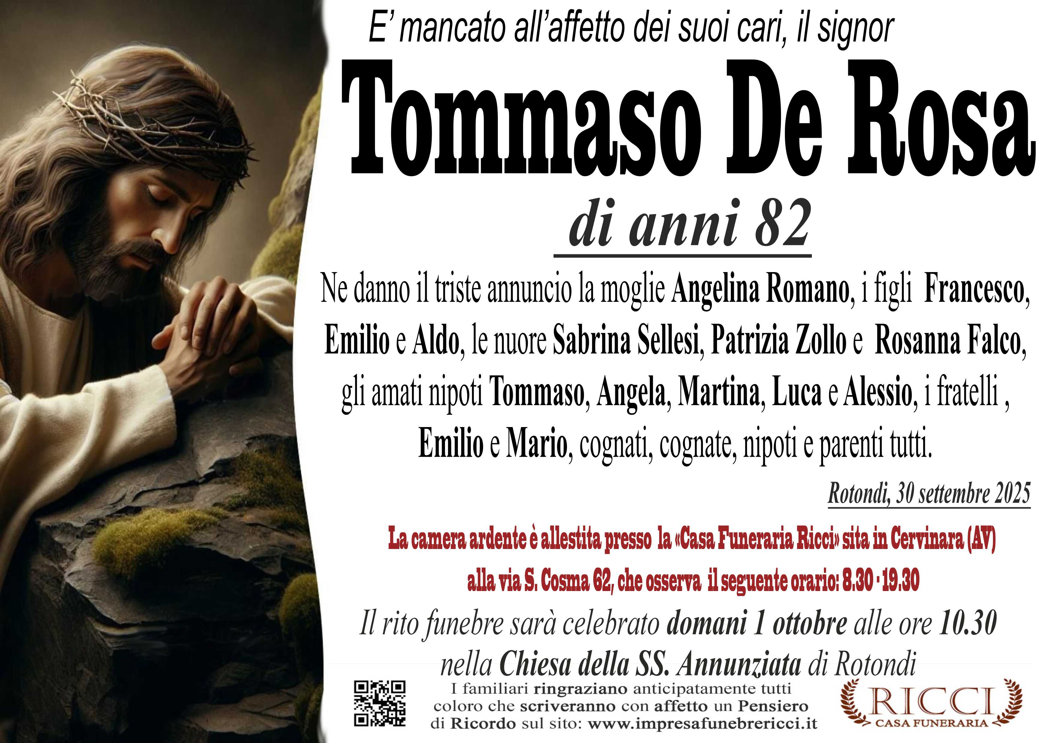 Annuncio famiglia