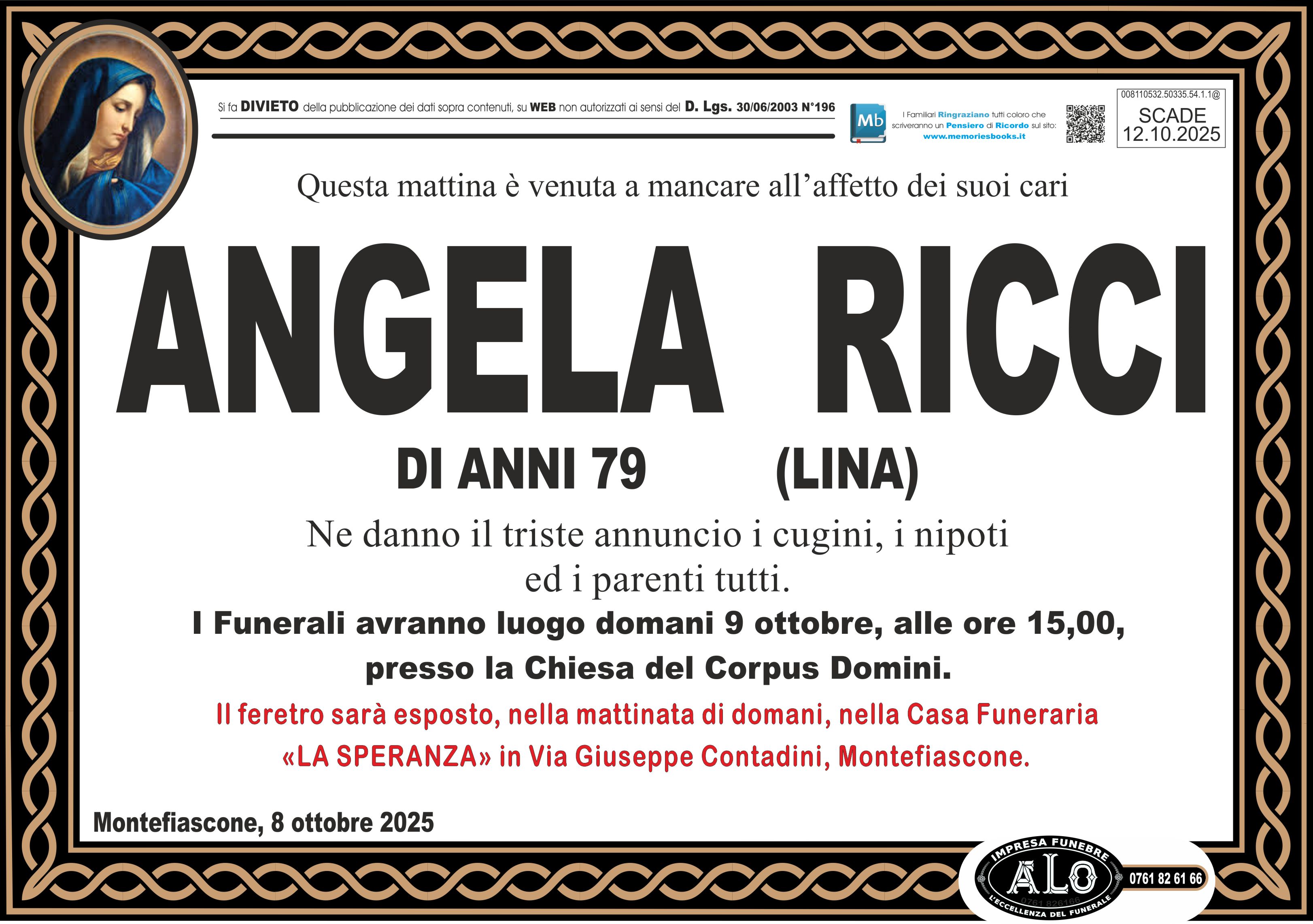 Annuncio famiglia