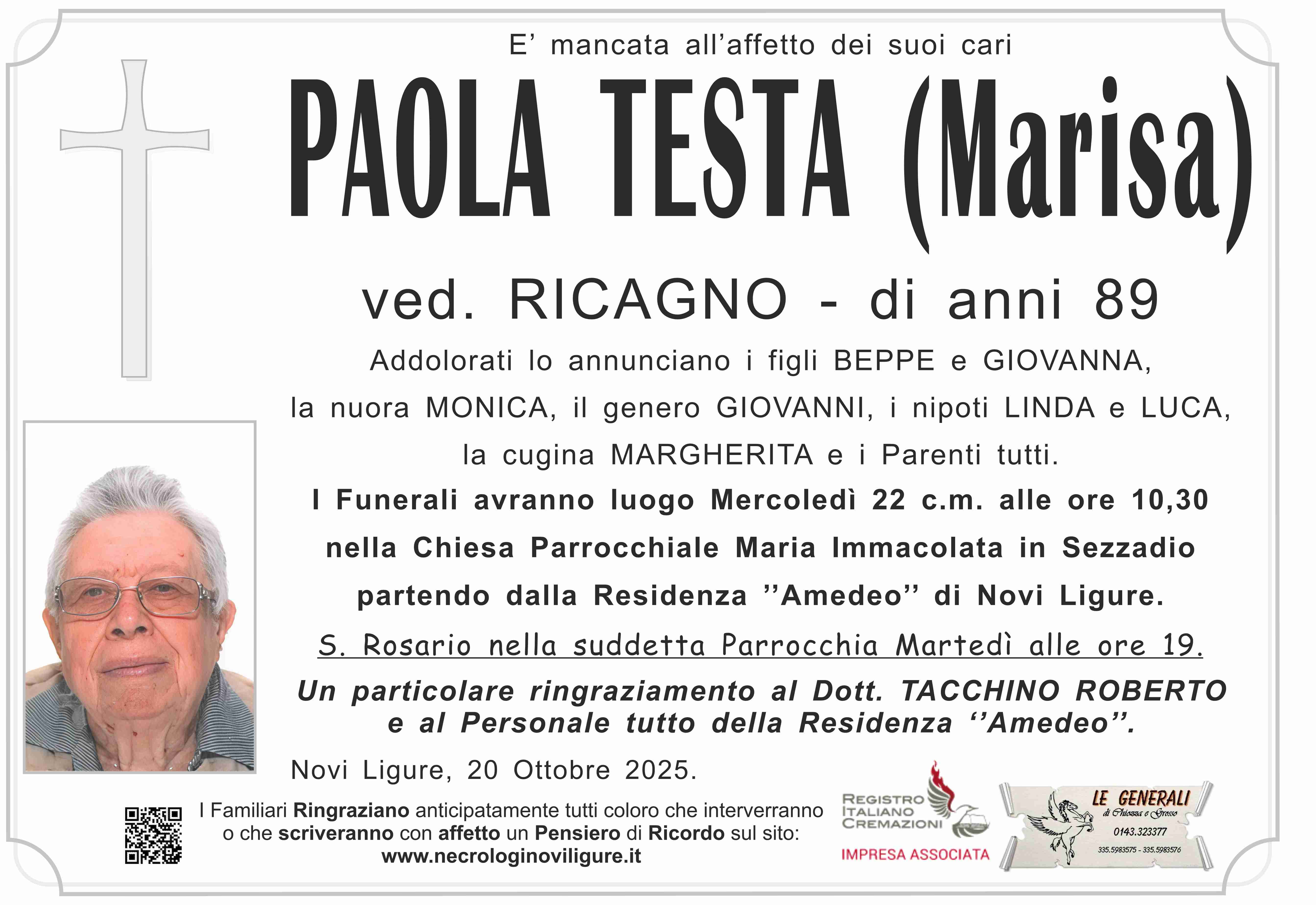 Annuncio famiglia