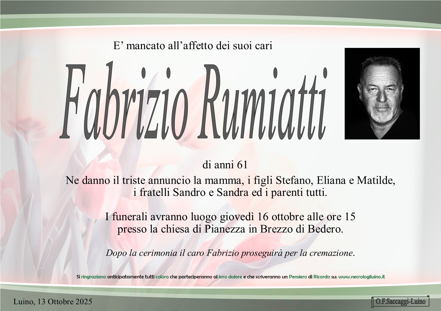 Annuncio famiglia