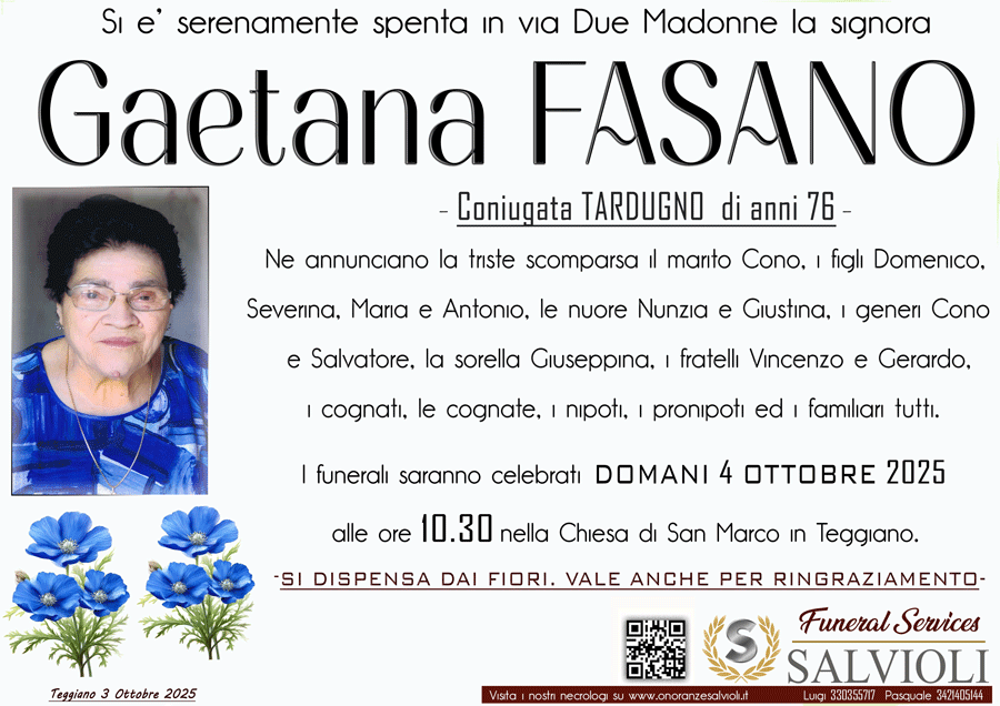Annuncio famiglia
