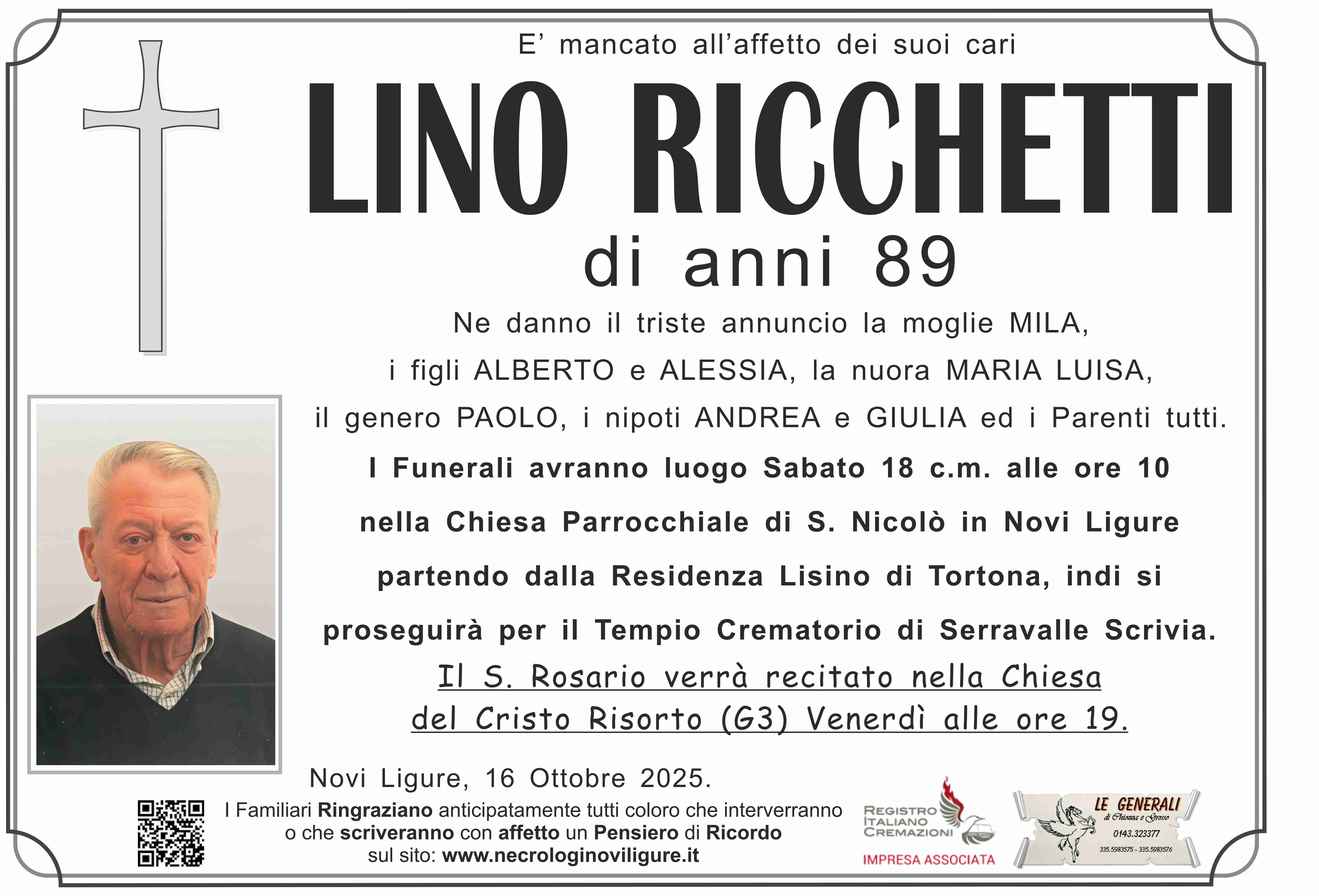 Annuncio famiglia