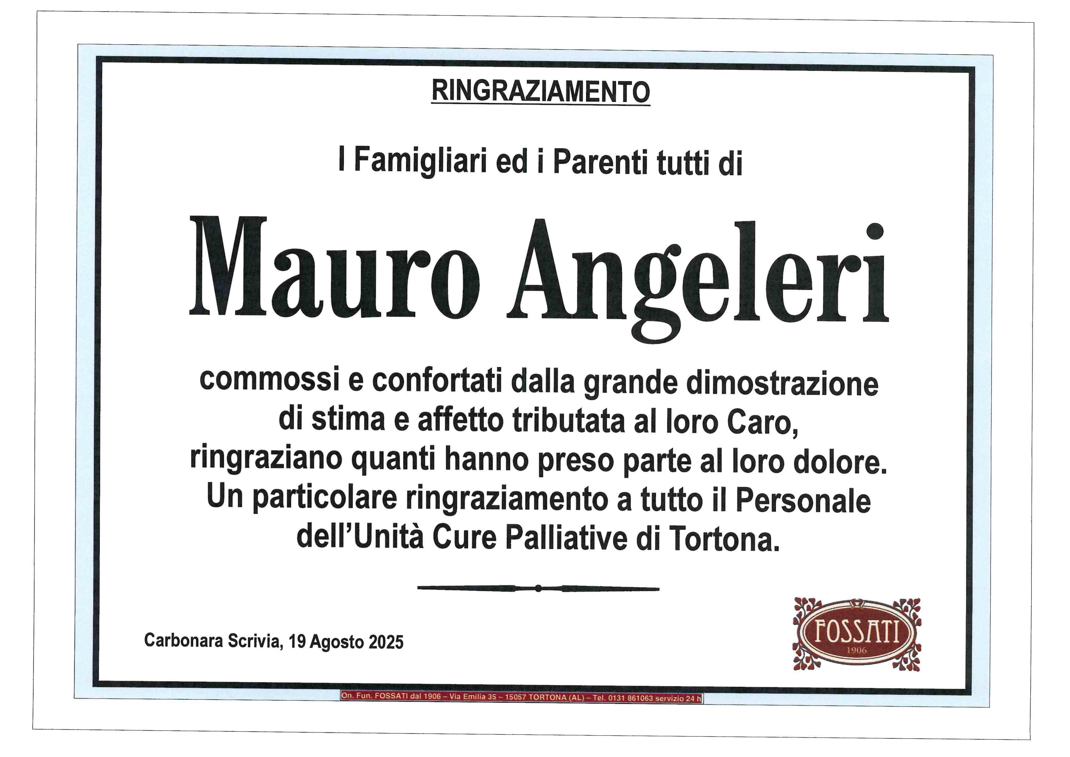 Ringraziamento