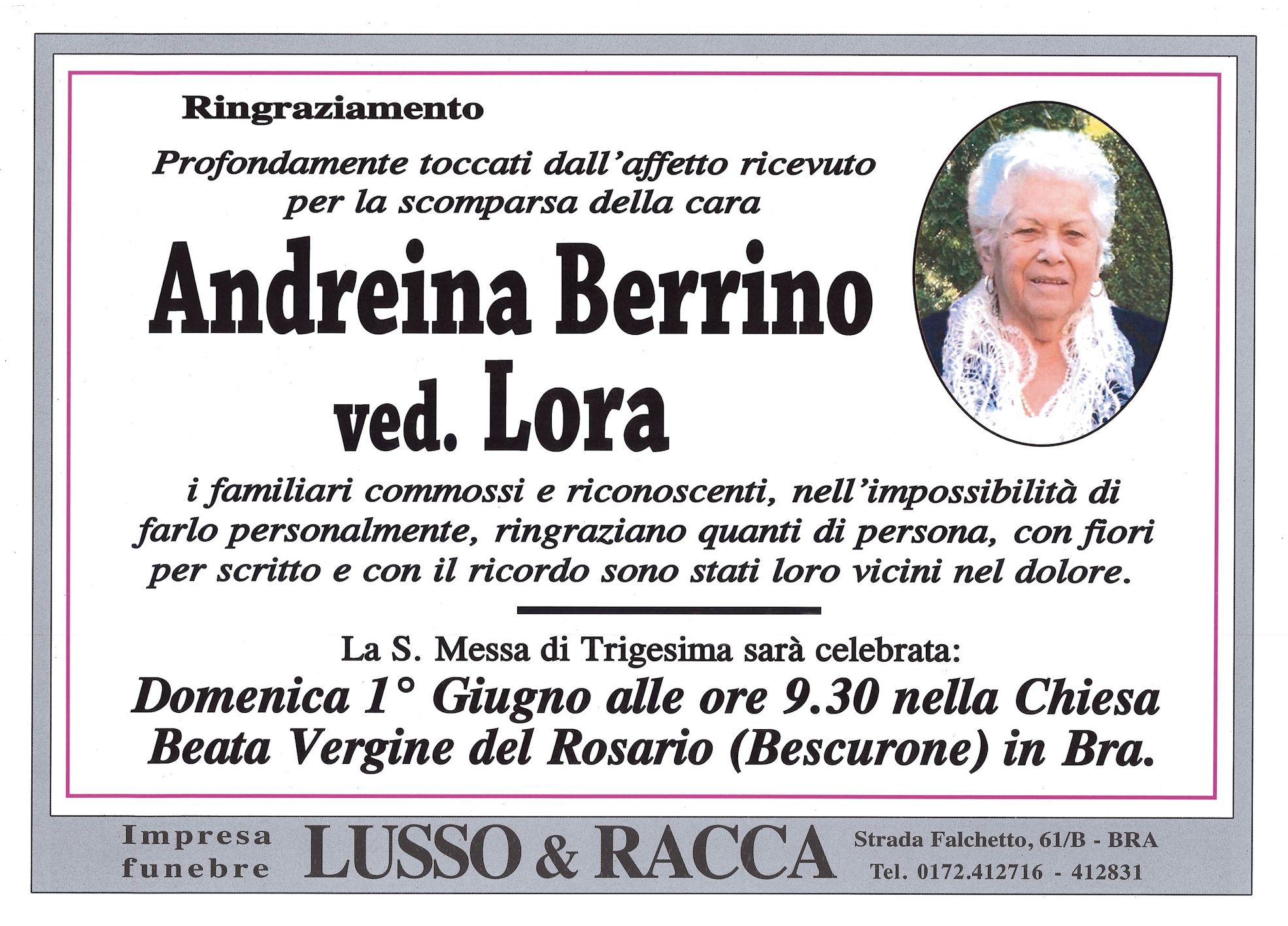 Ringraziamento