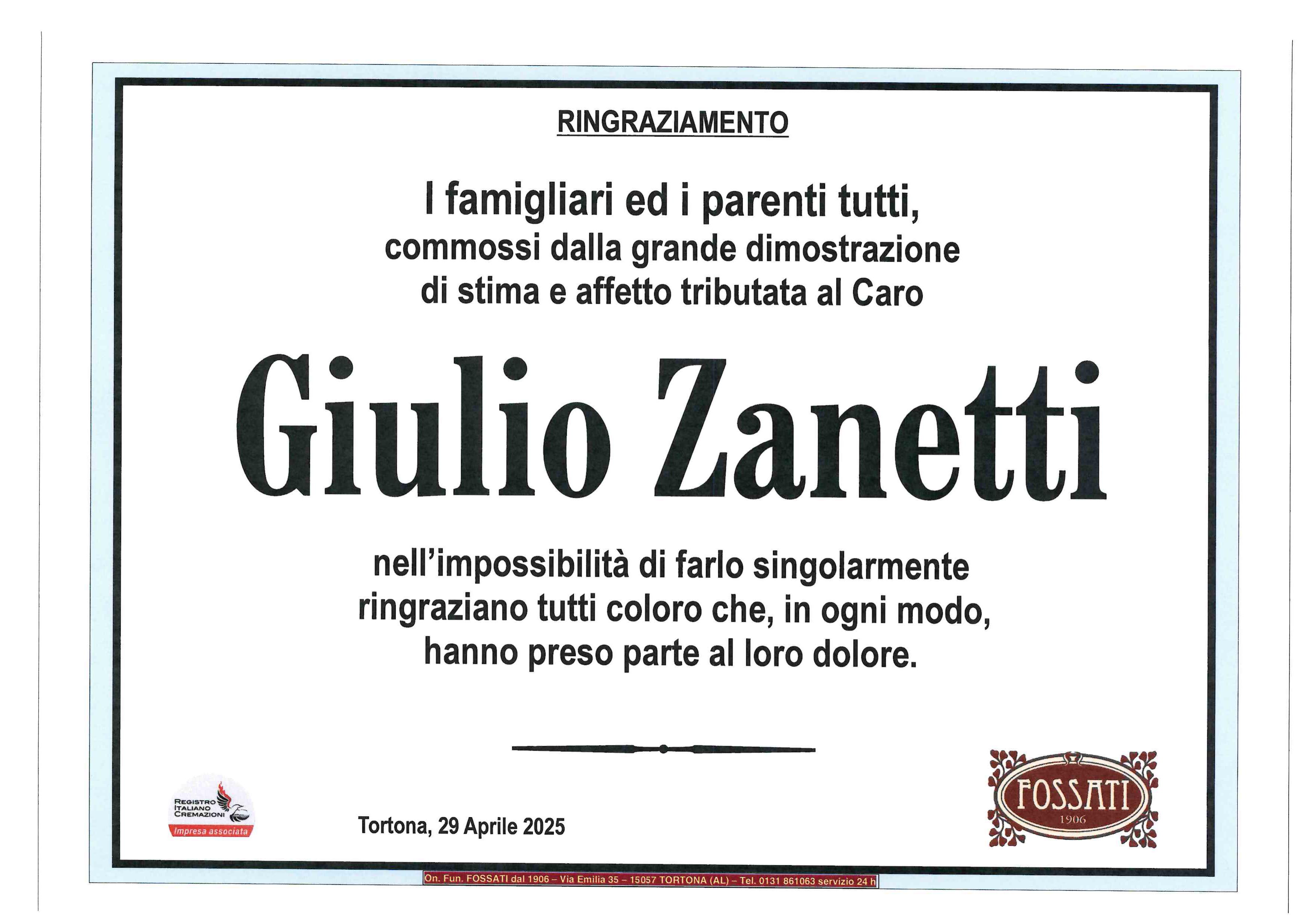 Ringraziamento