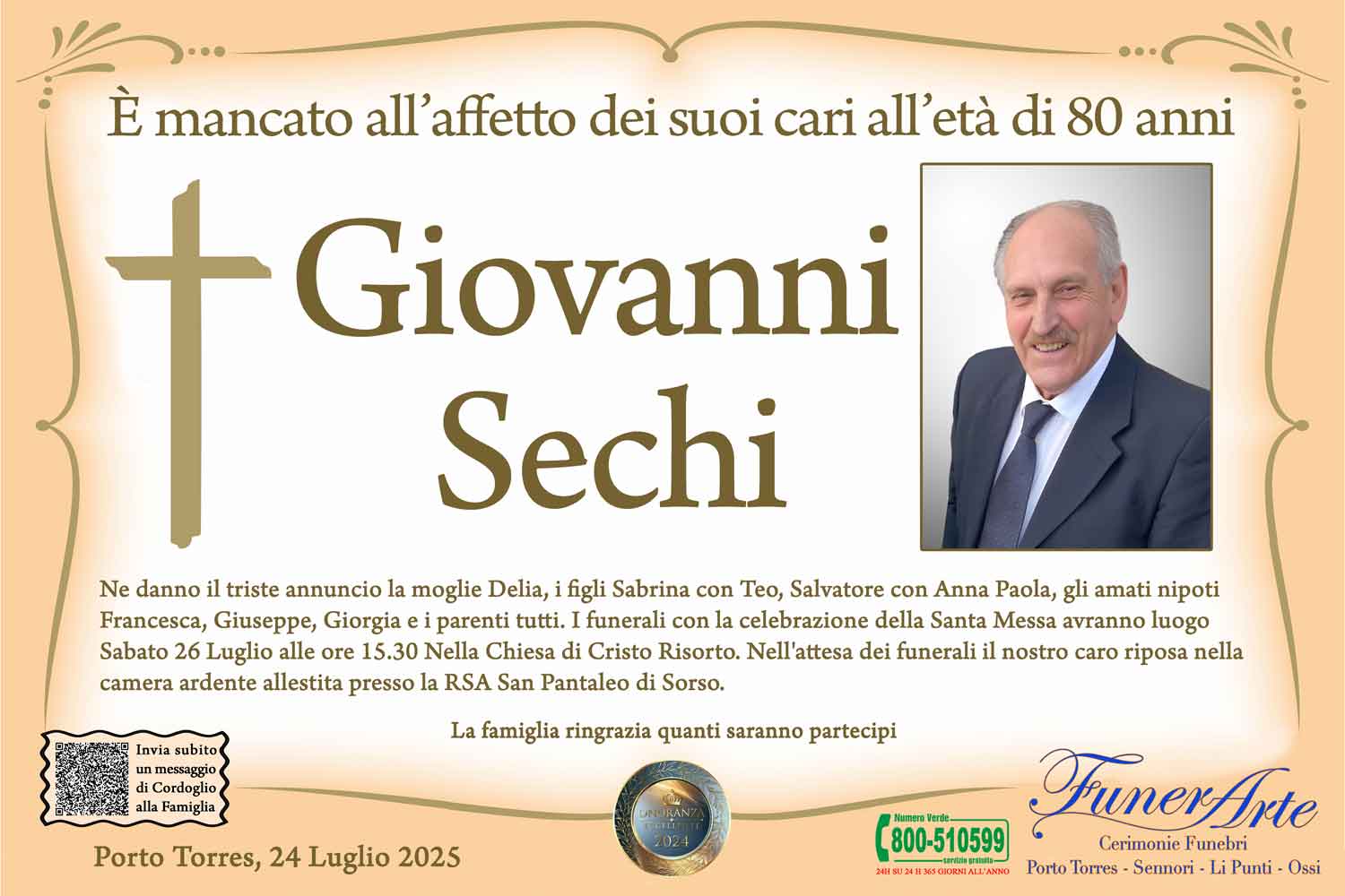 Annuncio famiglia