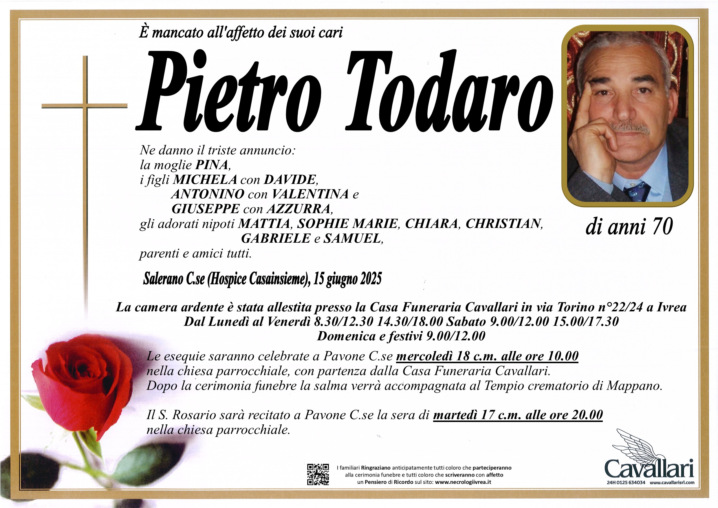 Annuncio famiglia