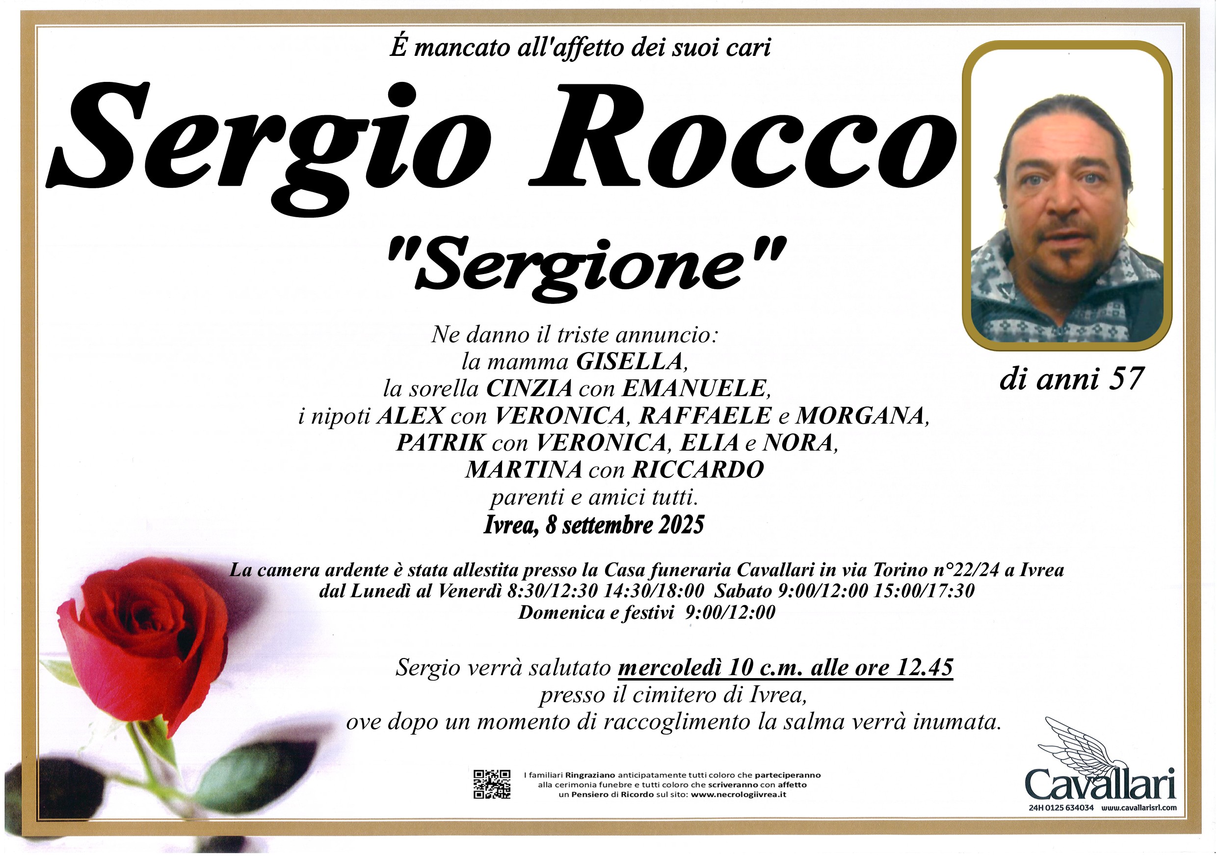 Annuncio famiglia