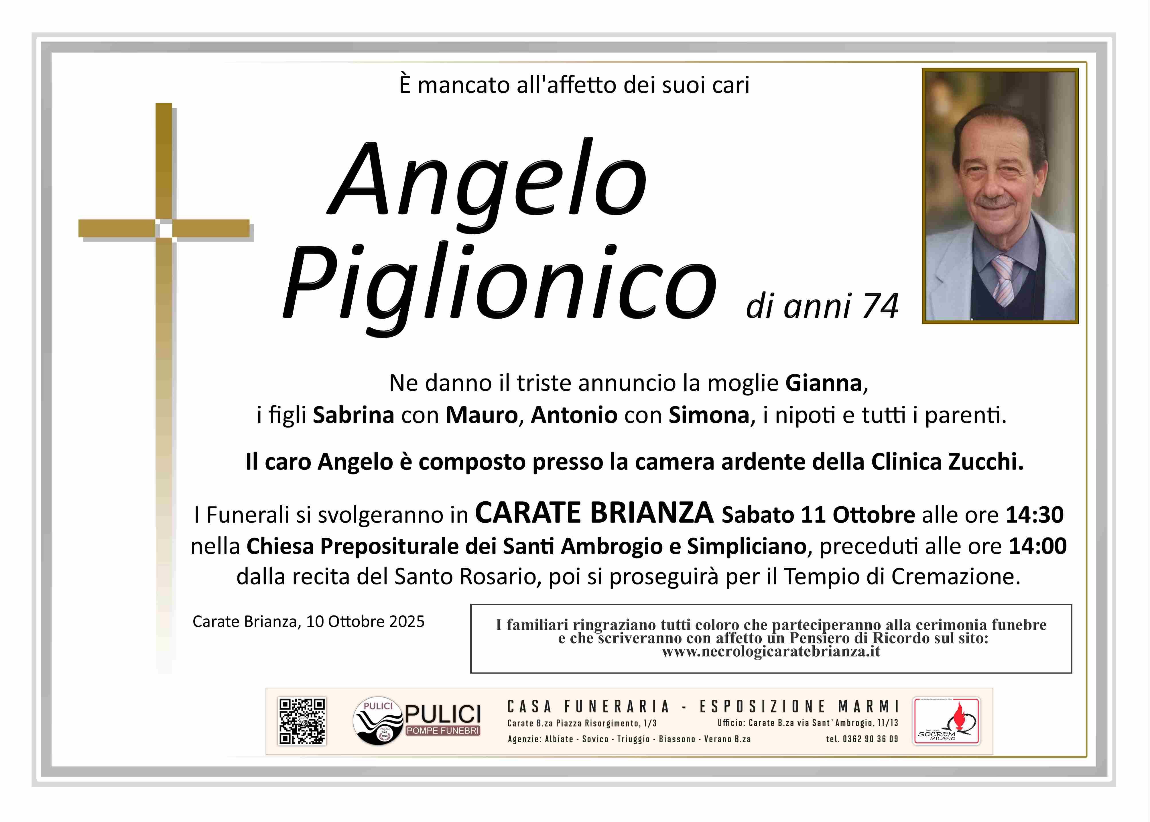 Annuncio famiglia