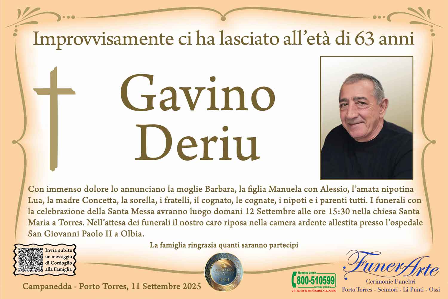 Annuncio famiglia
