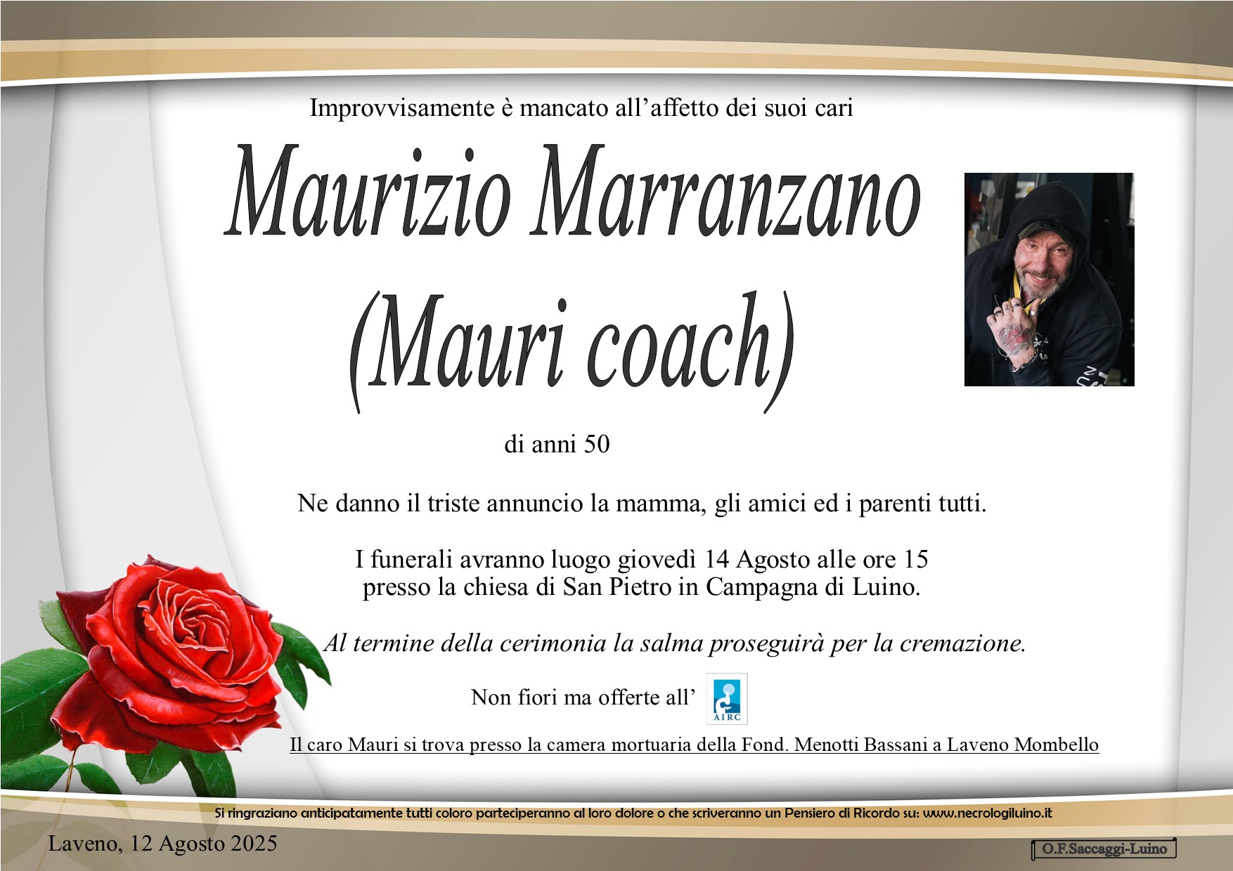 Annuncio famiglia