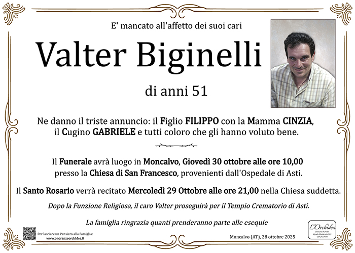 Annuncio famiglia