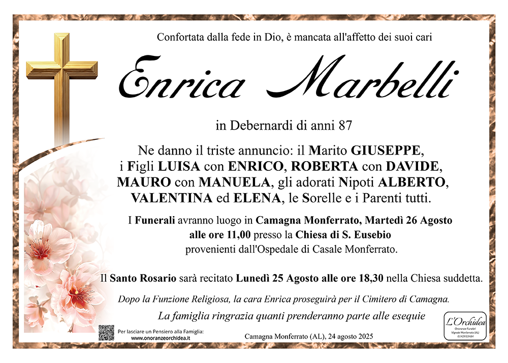 Annuncio famiglia