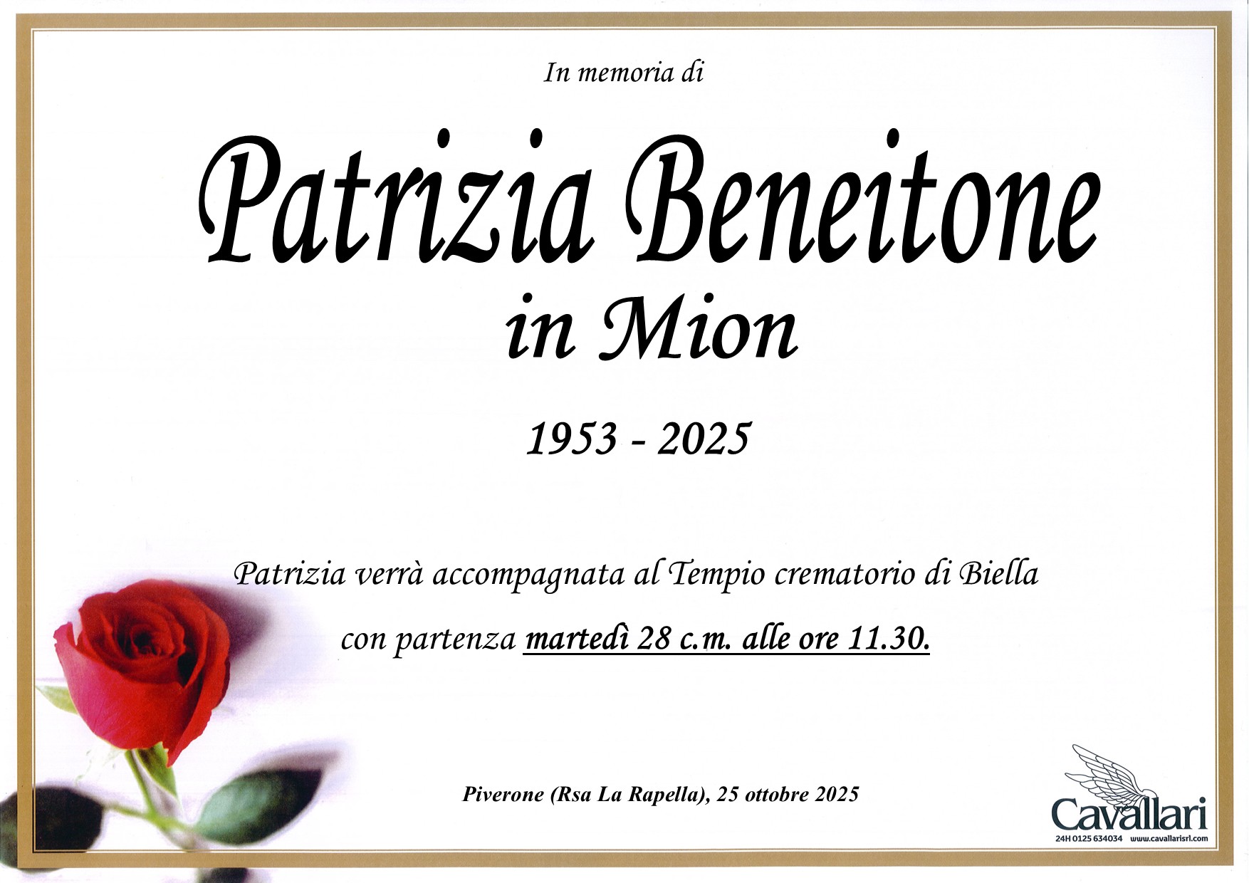 Annuncio famiglia
