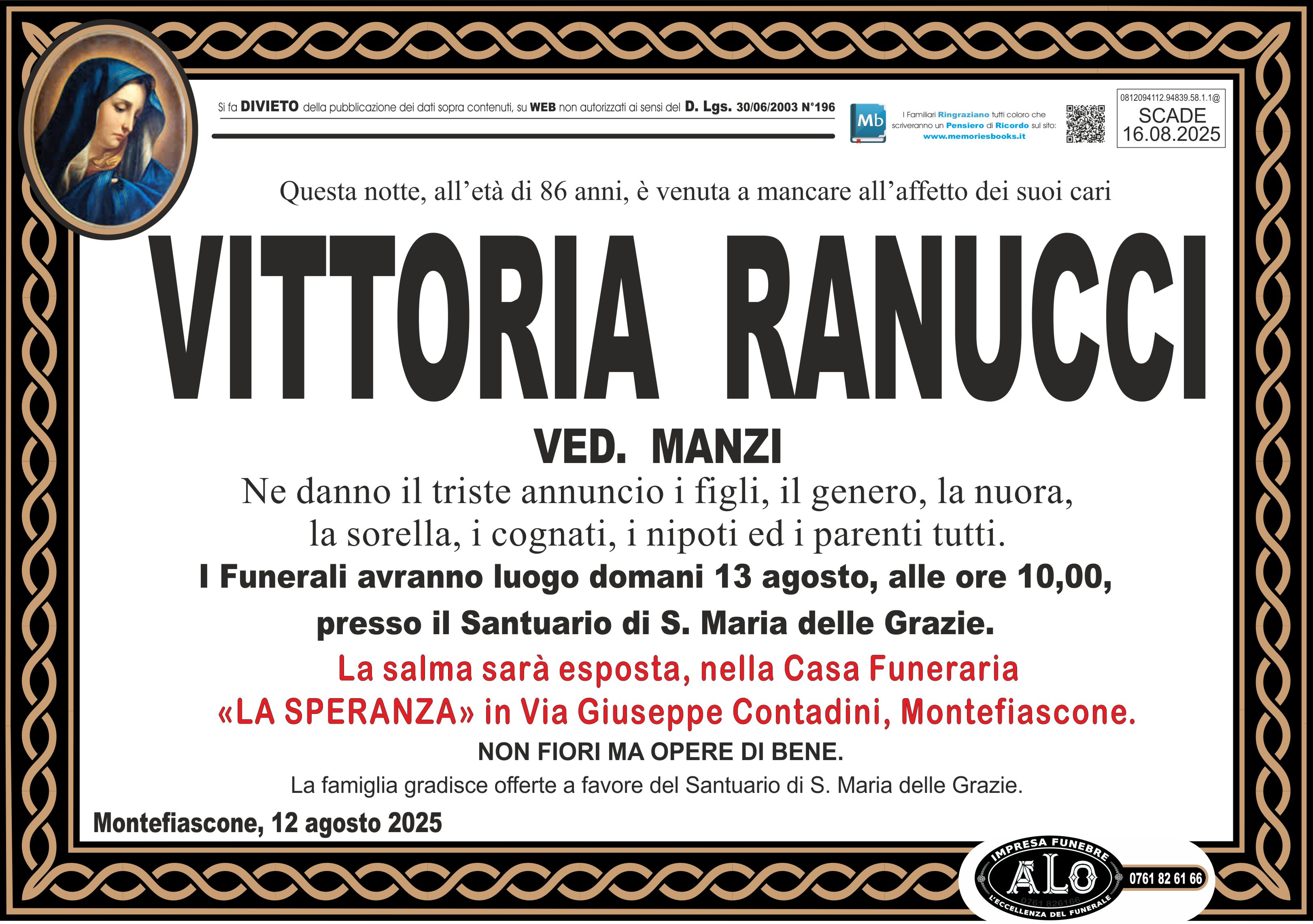 Annuncio famiglia