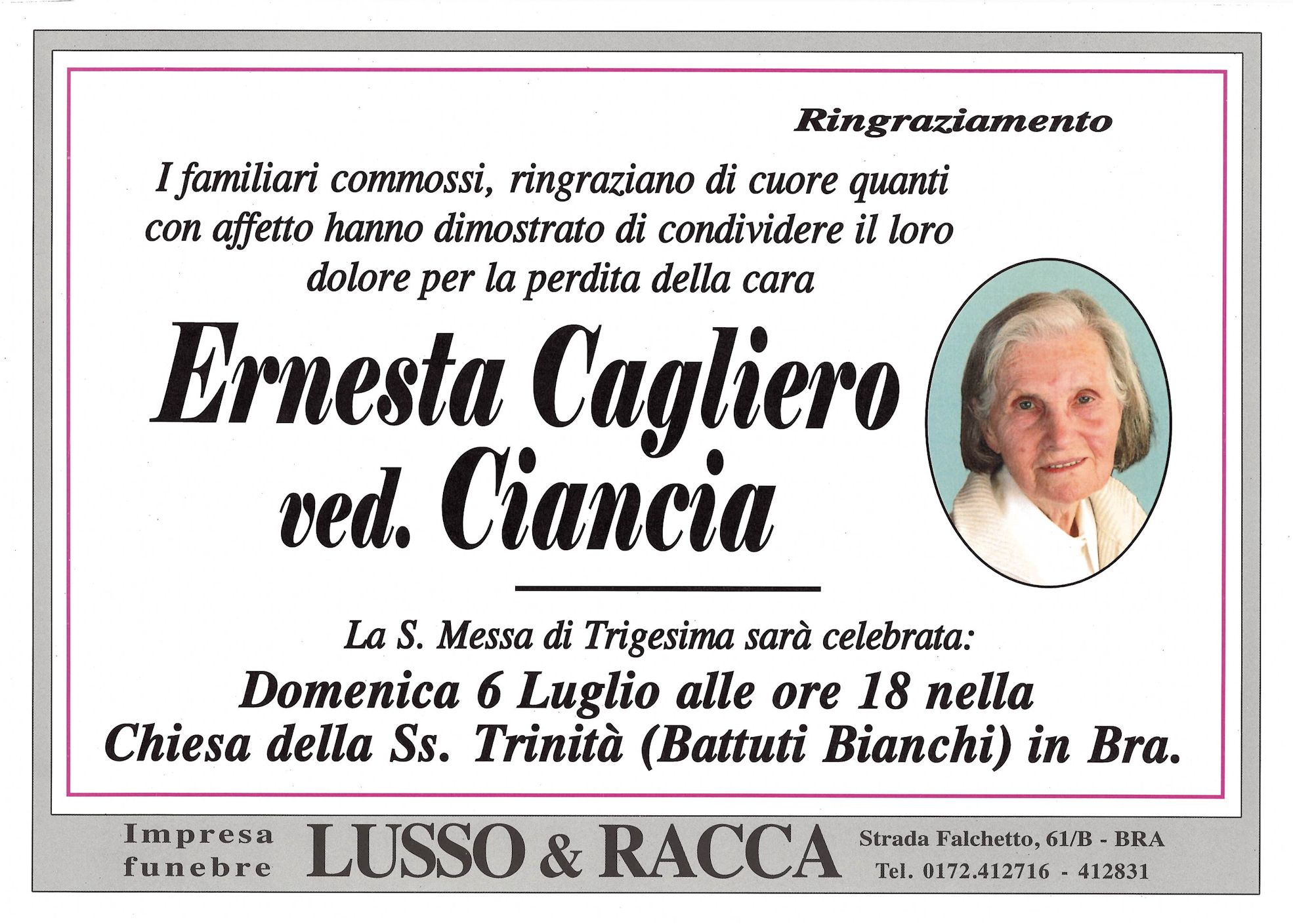 Ringraziamento