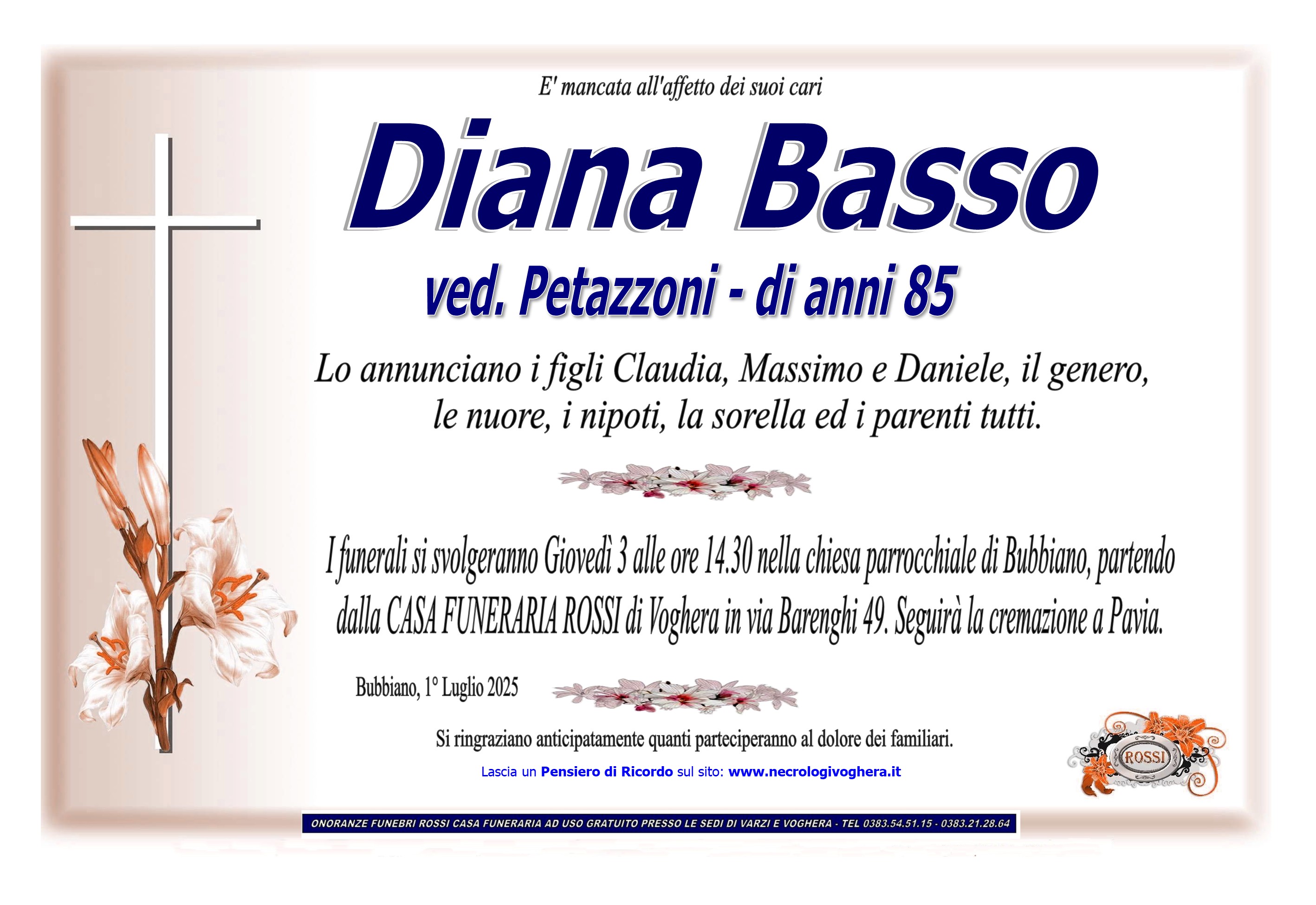 Annuncio famiglia