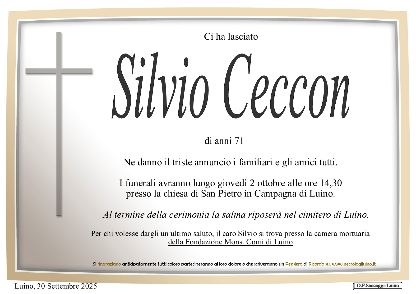 Annuncio famiglia