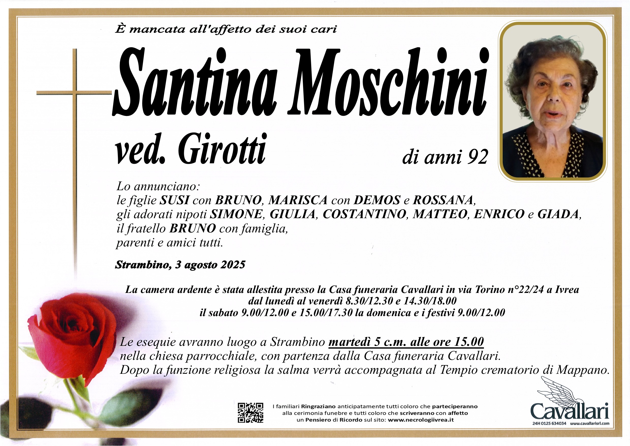 Annuncio famiglia