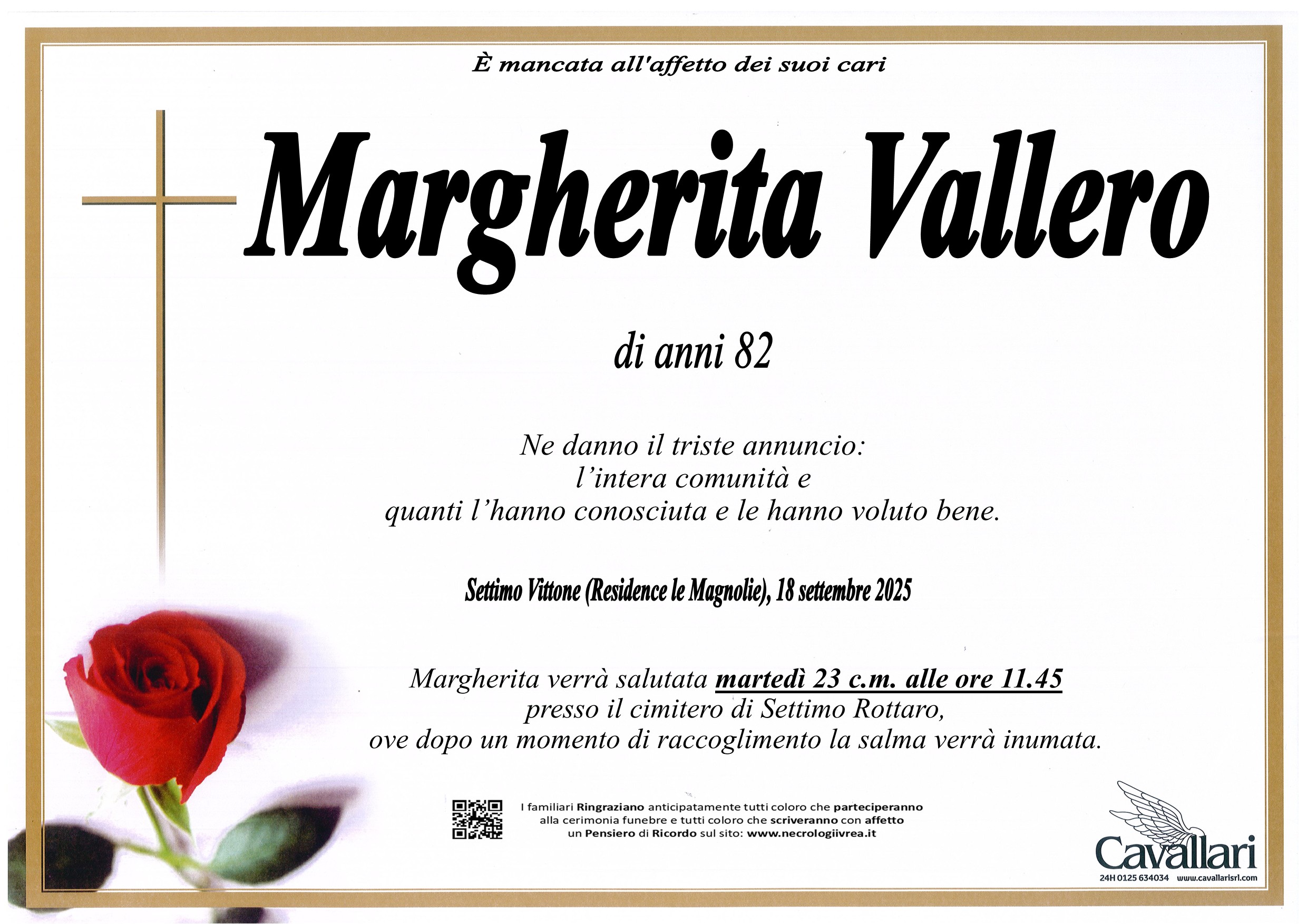 Annuncio famiglia