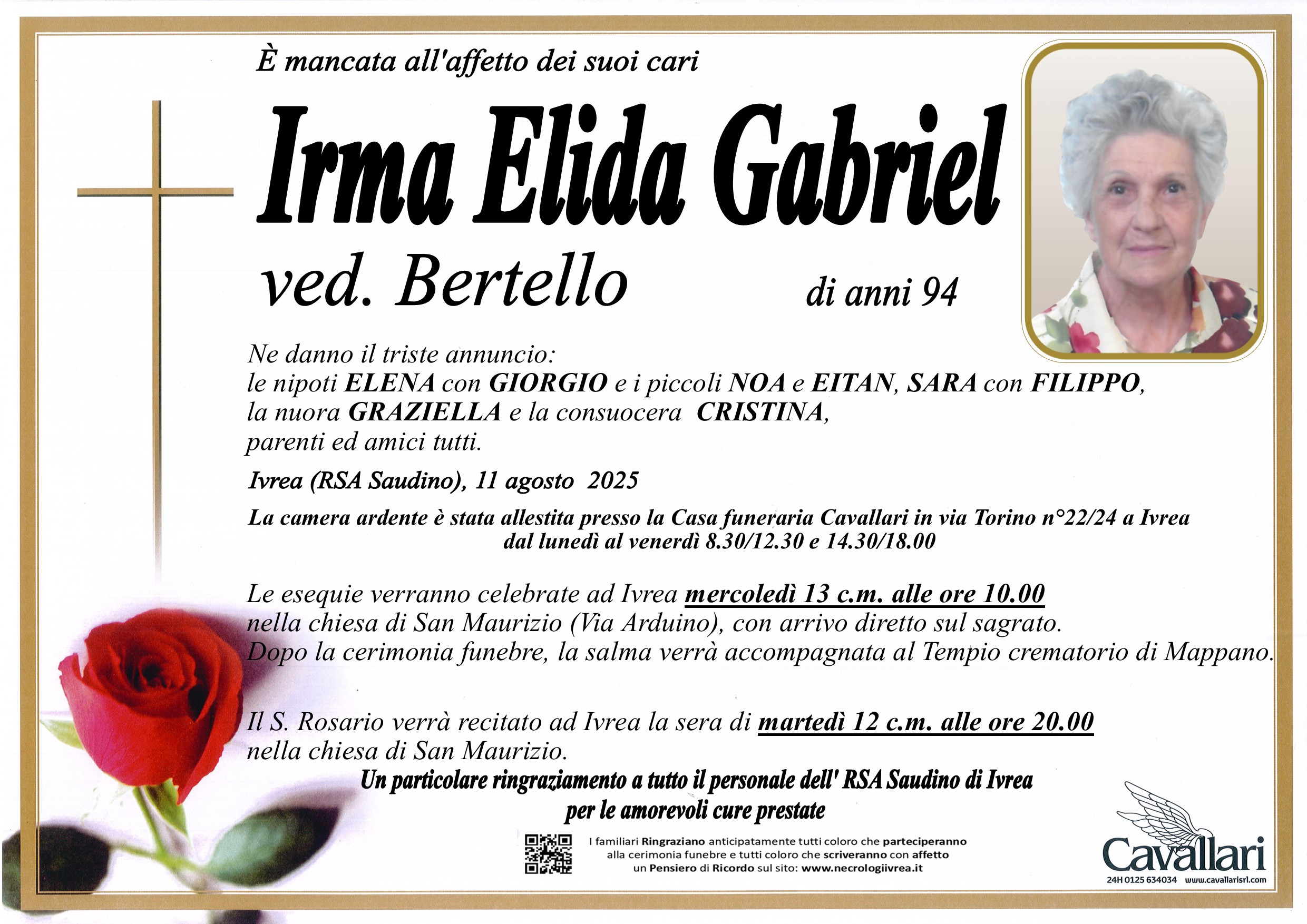 Annuncio famiglia