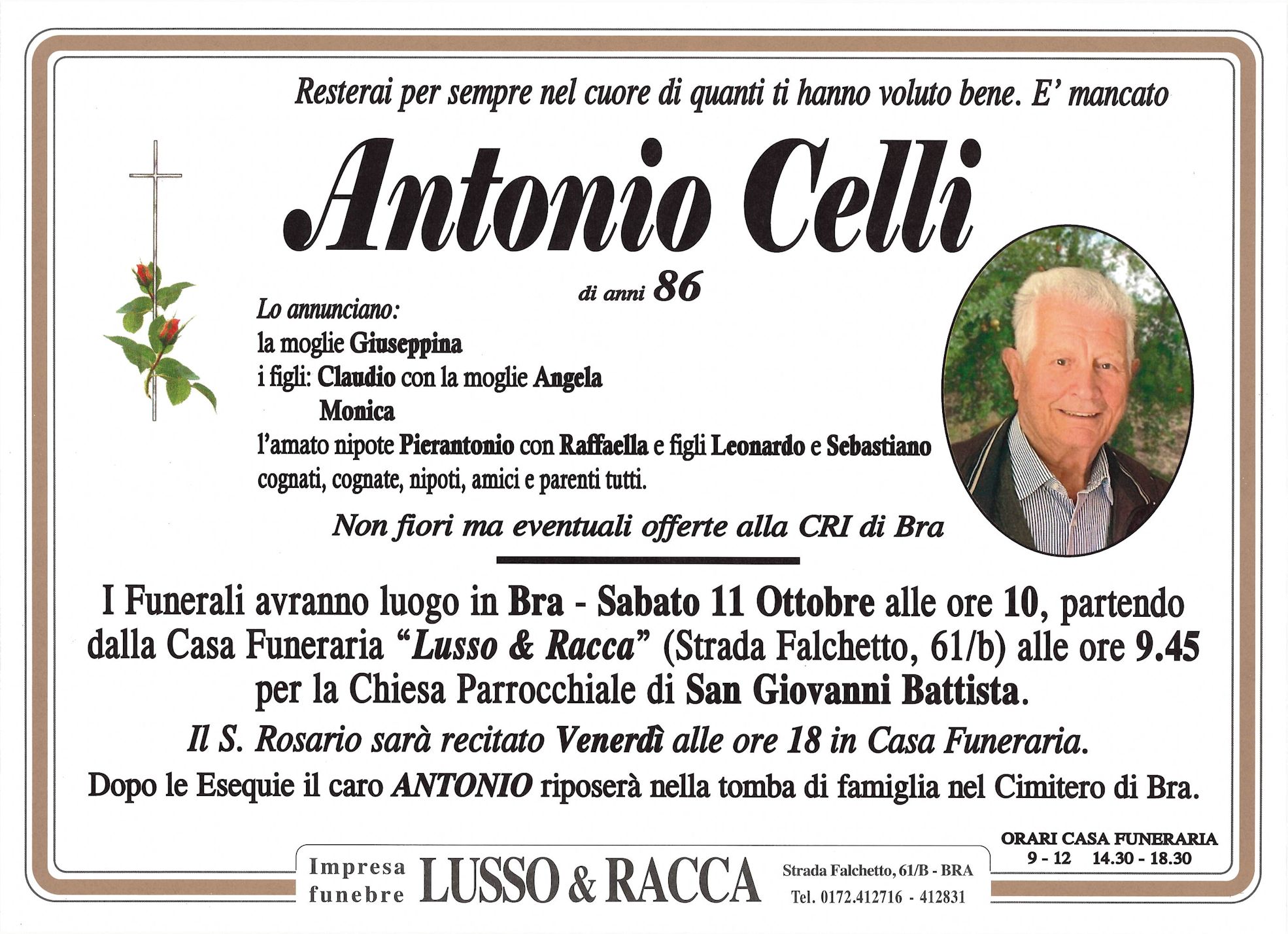 Annuncio famiglia