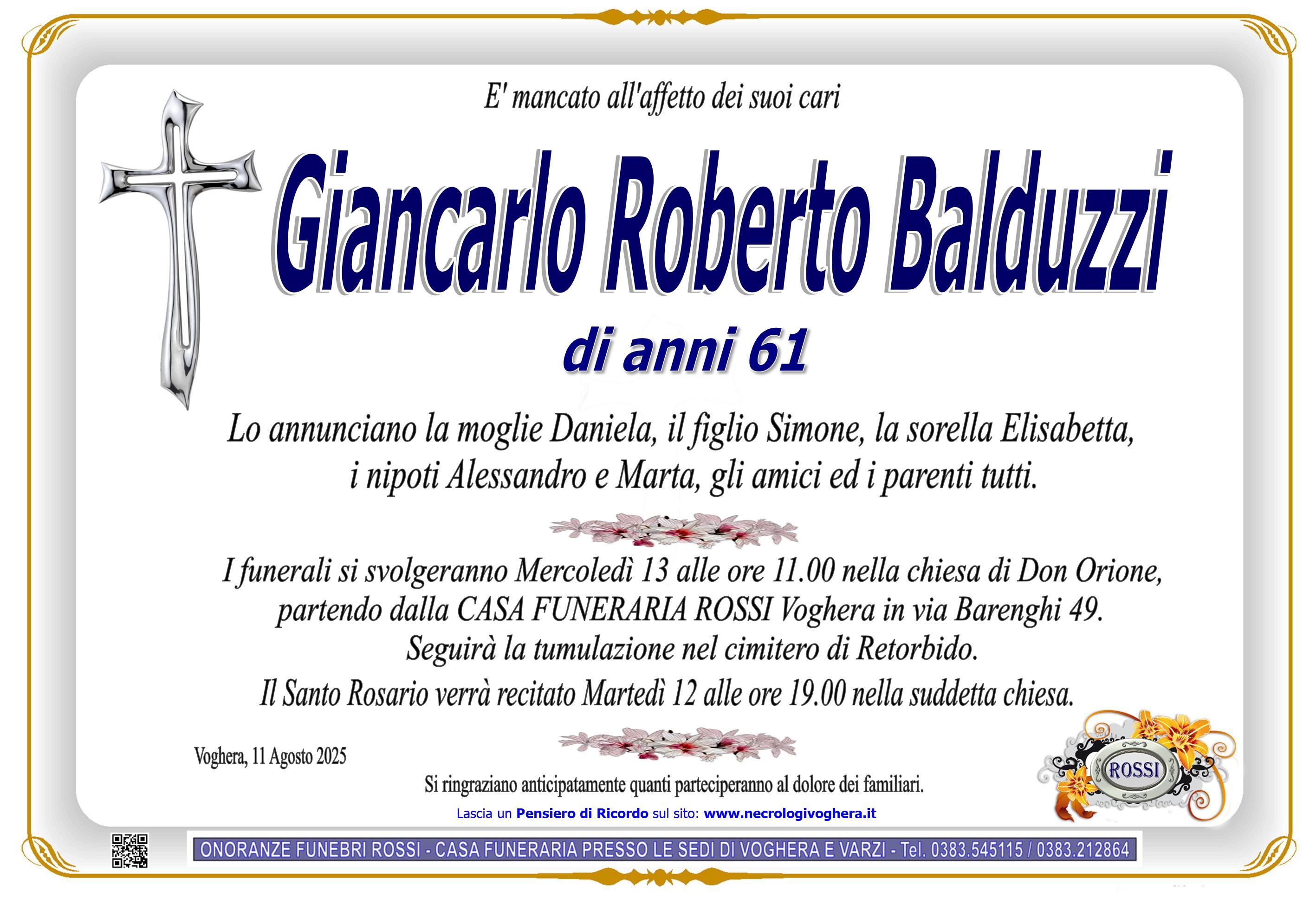 Annuncio famiglia