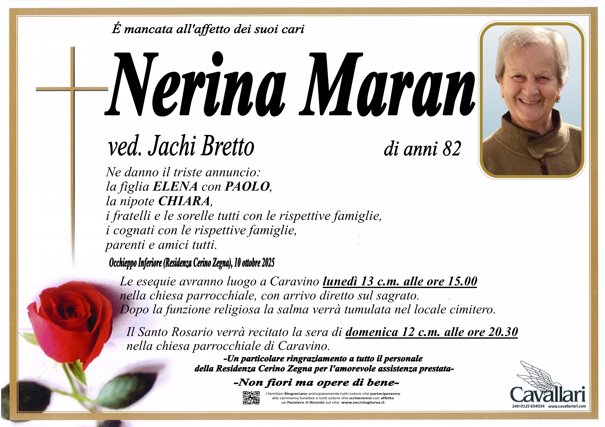 Annuncio famiglia