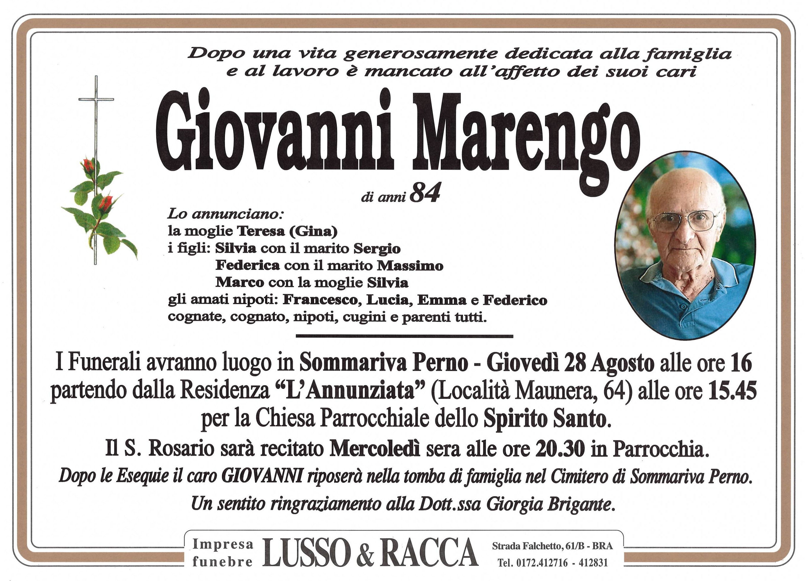 Annuncio famiglia