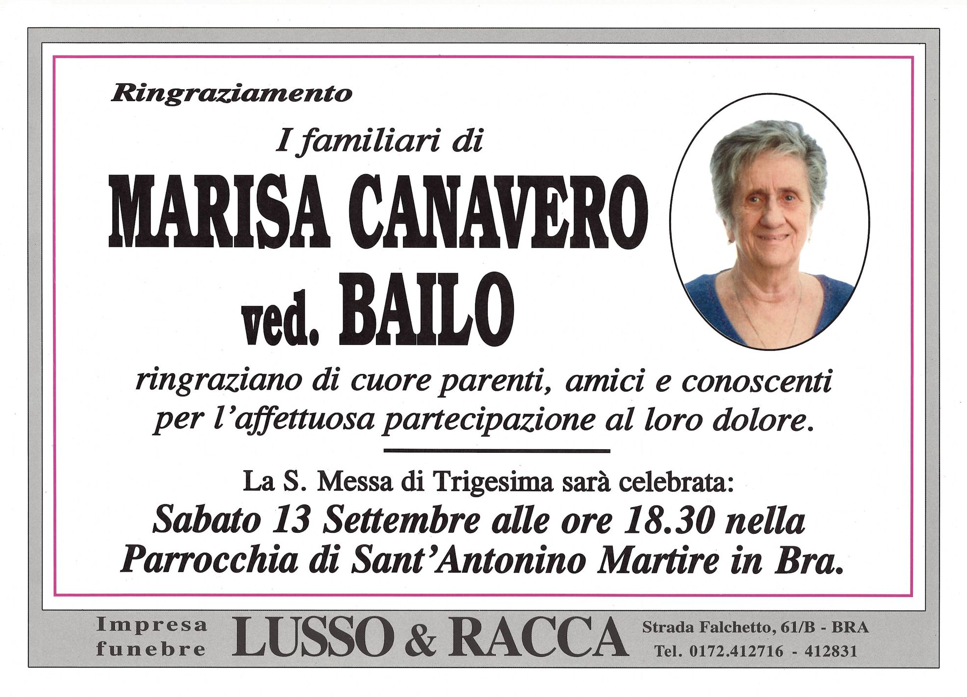 Ringraziamento