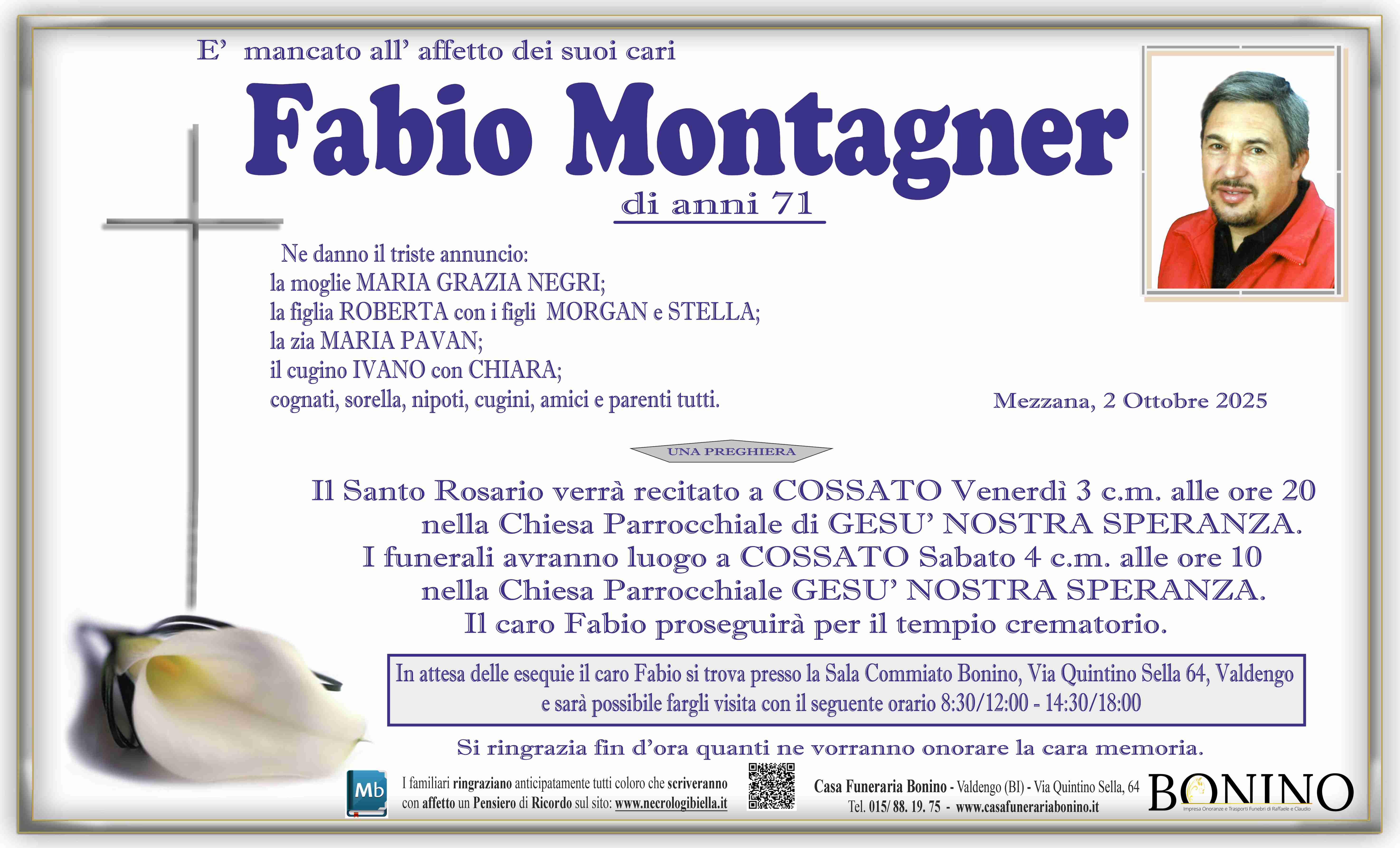Annuncio famiglia