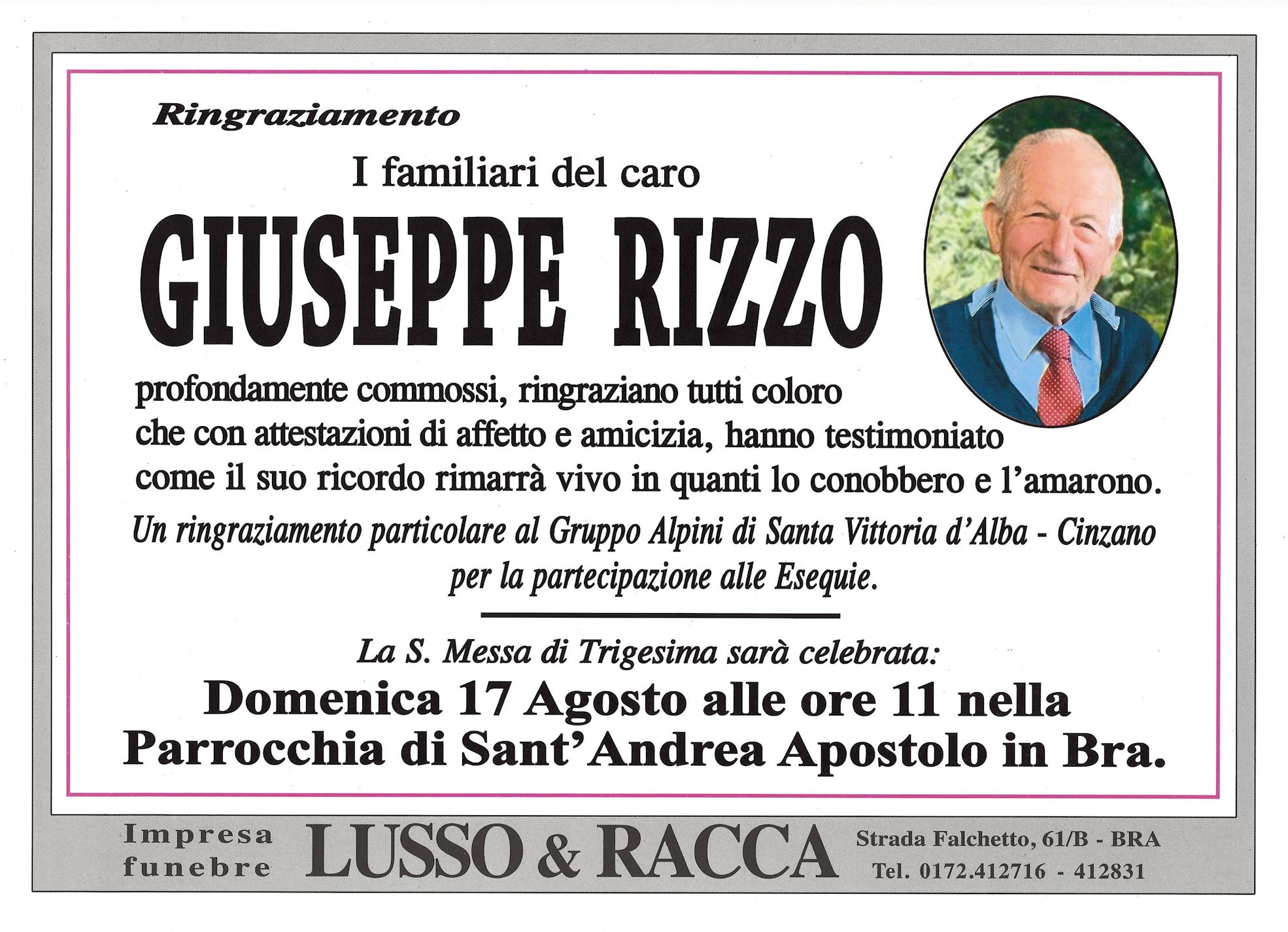 Ringraziamento