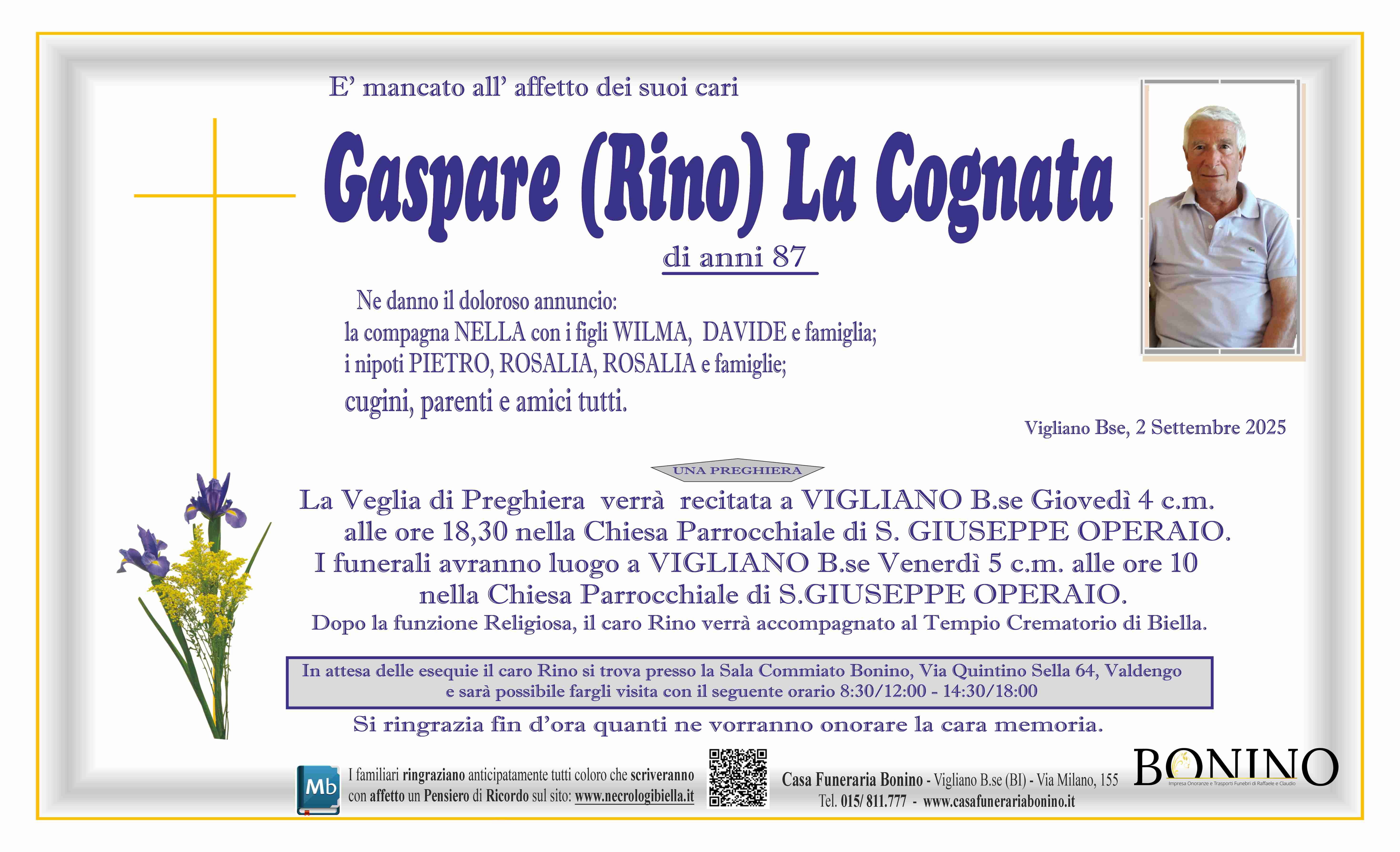 Annuncio famiglia