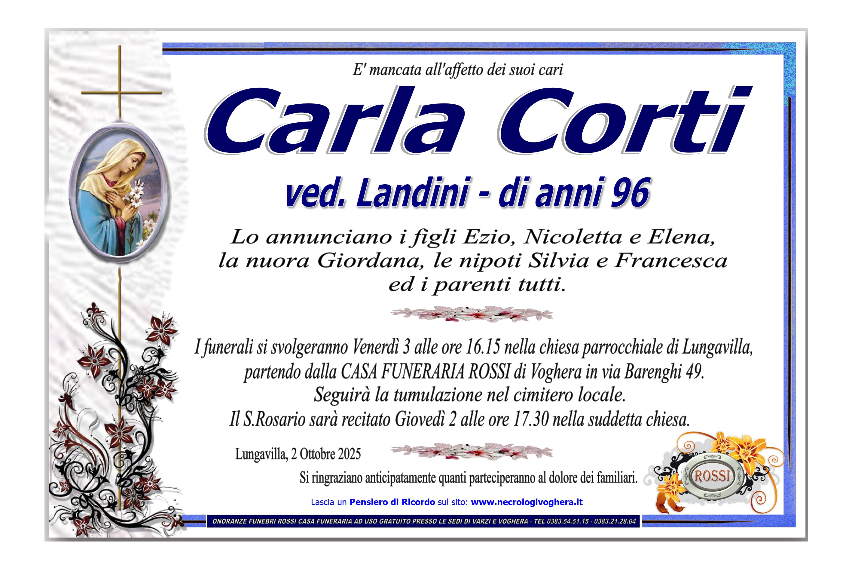 Annuncio famiglia